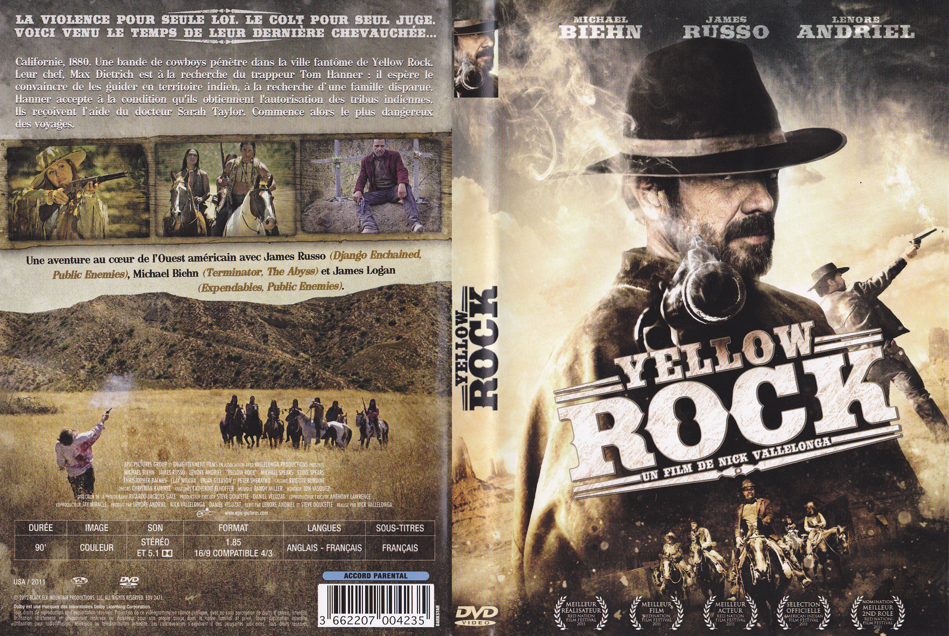 Jaquette DVD Yellow rock 