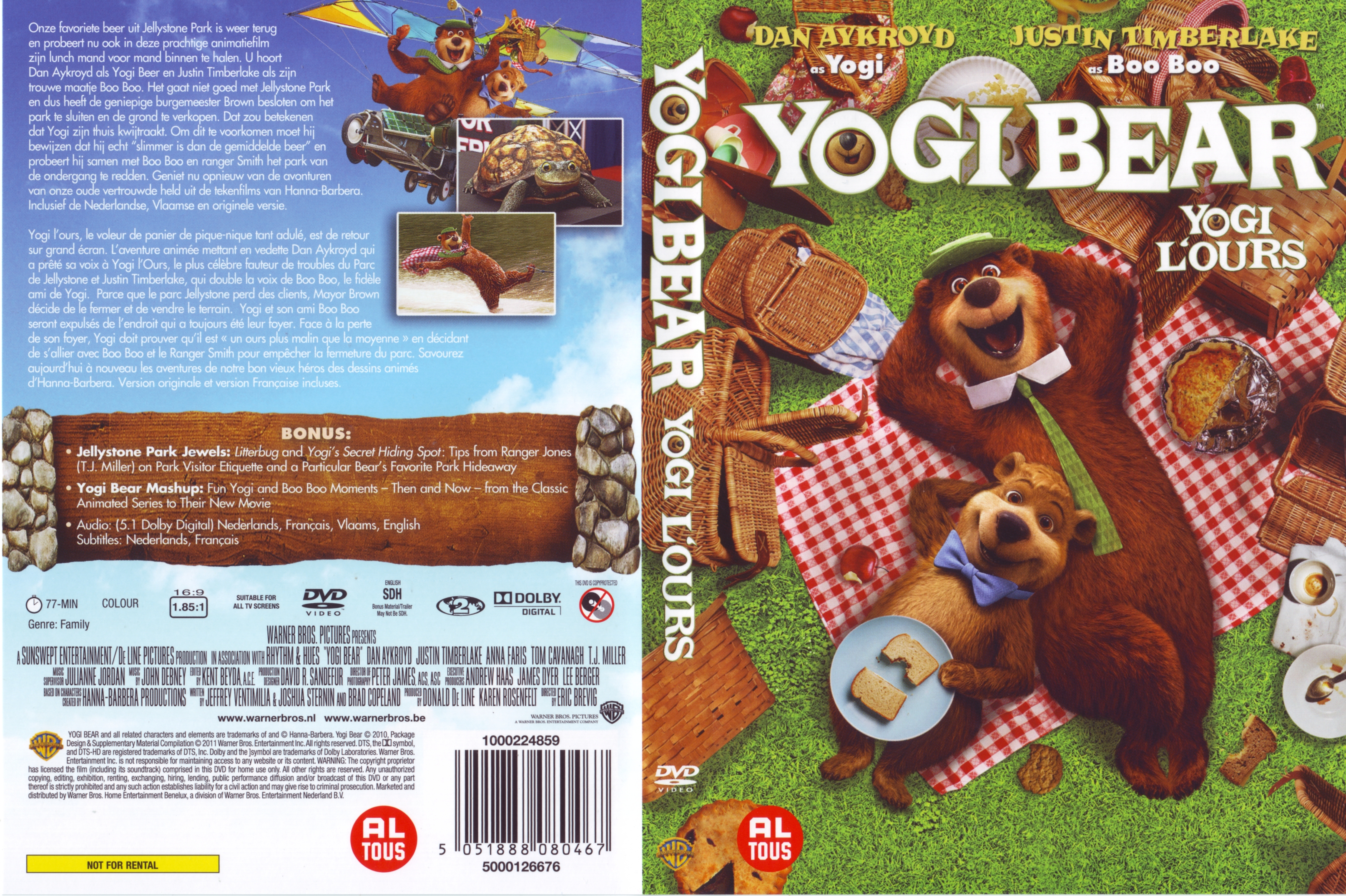 Jaquette DVD Yogi l
