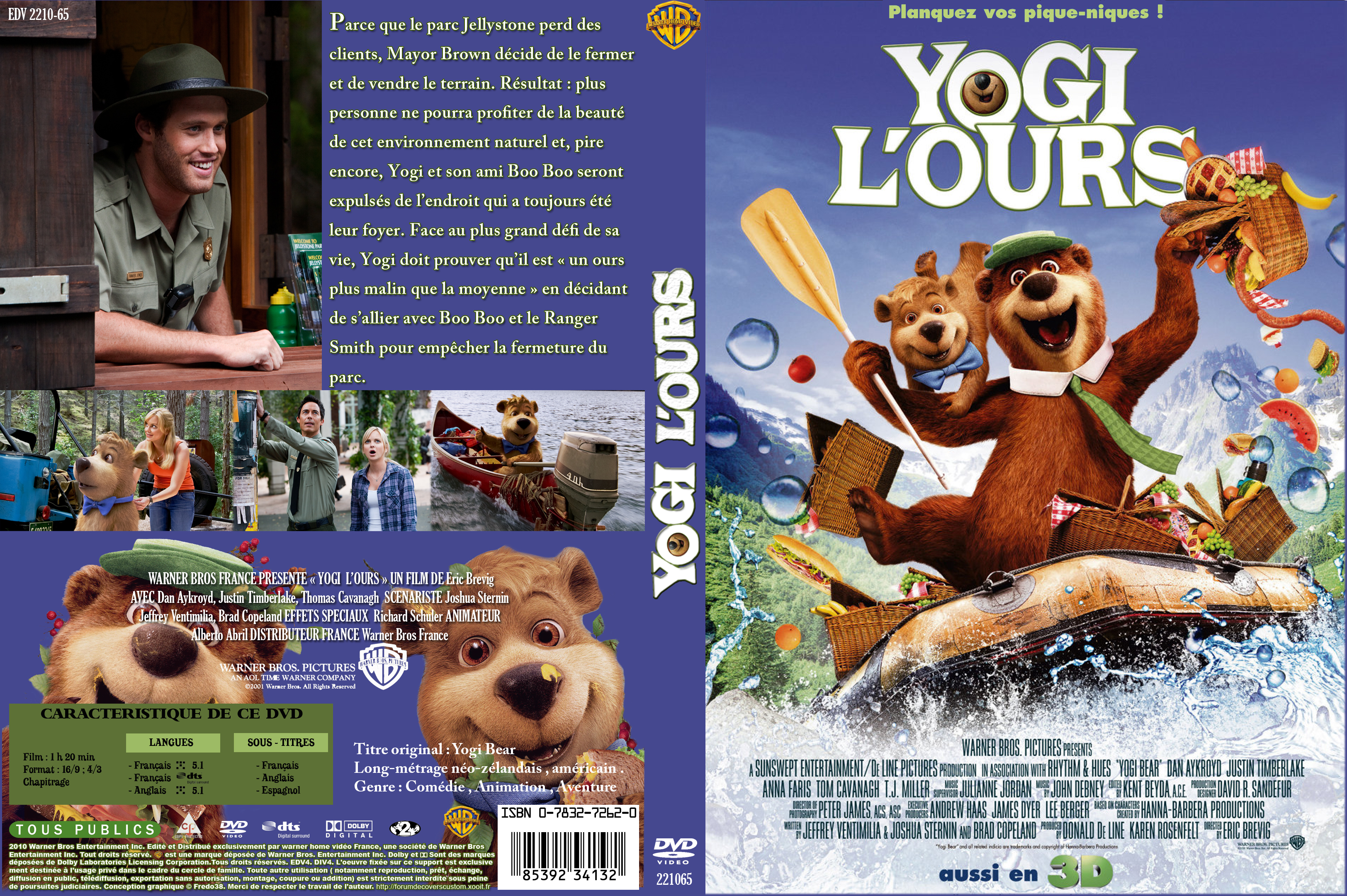 Jaquette DVD Yogi l