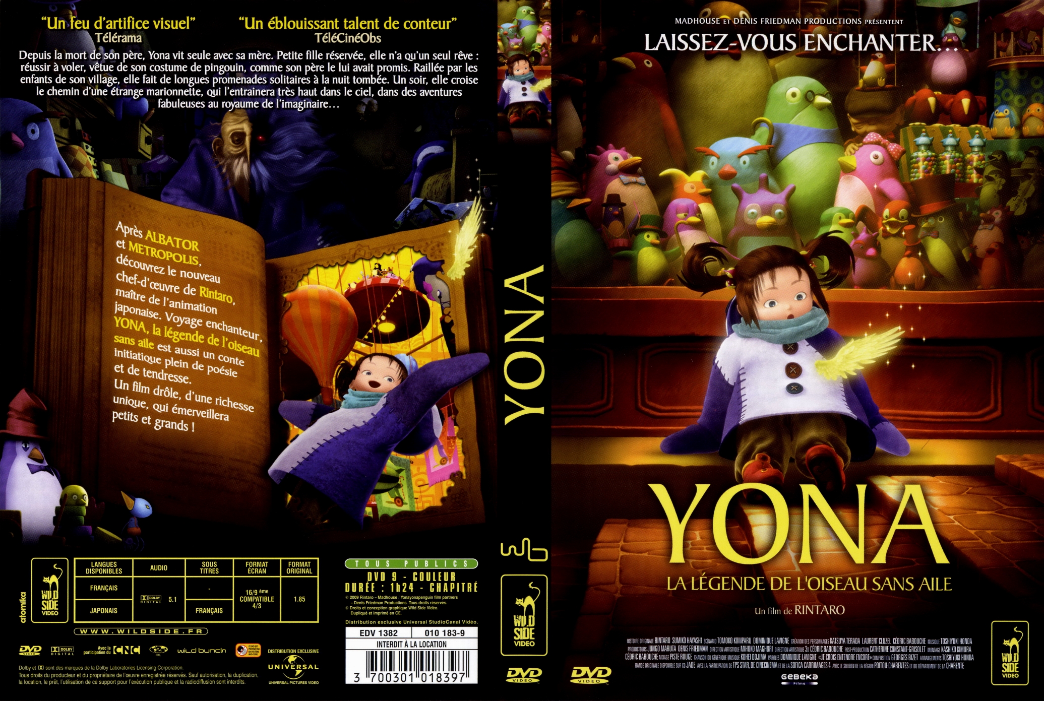 Jaquette DVD Yona
