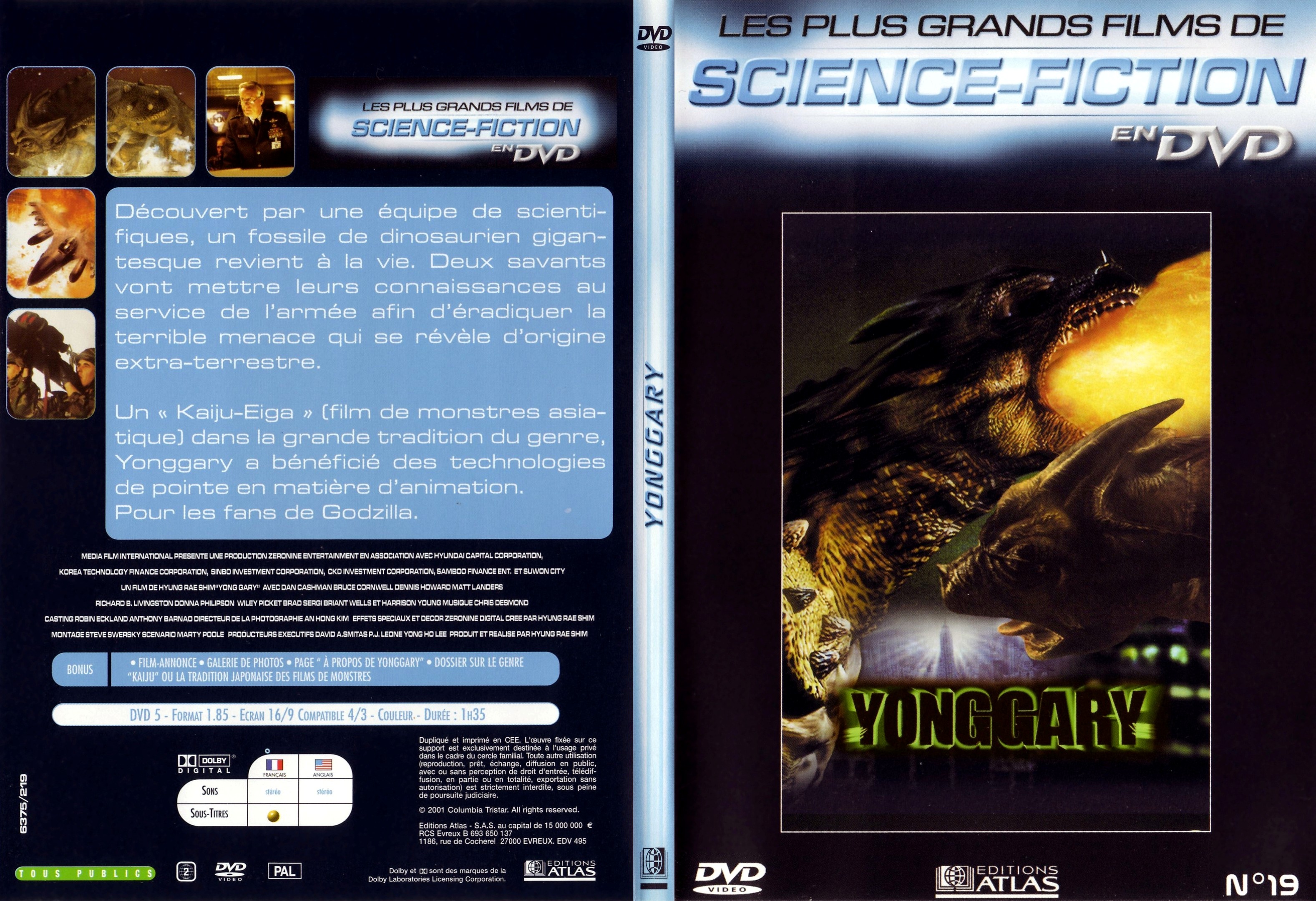 Jaquette DVD Yonggary - SLIM v2