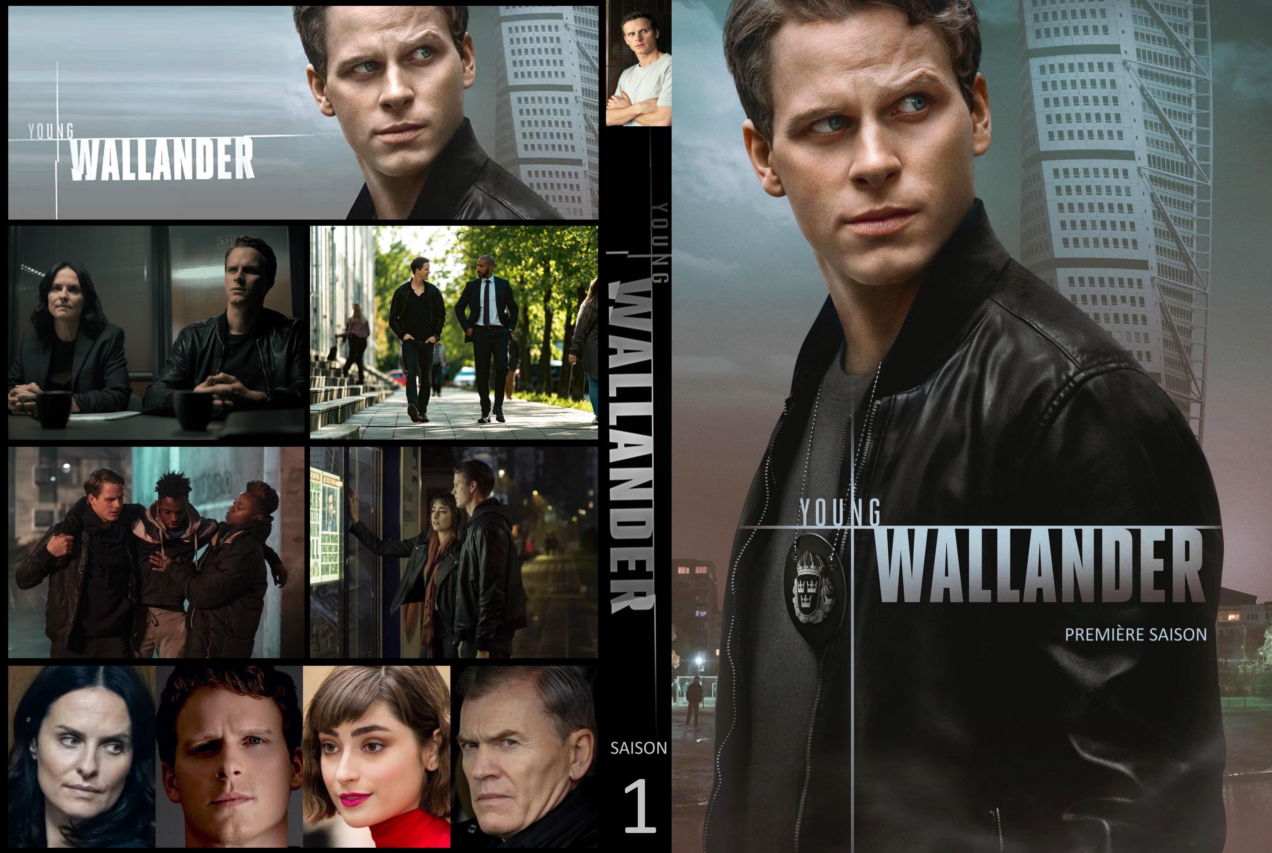 Jaquette DVD Young Wallander S01 custom