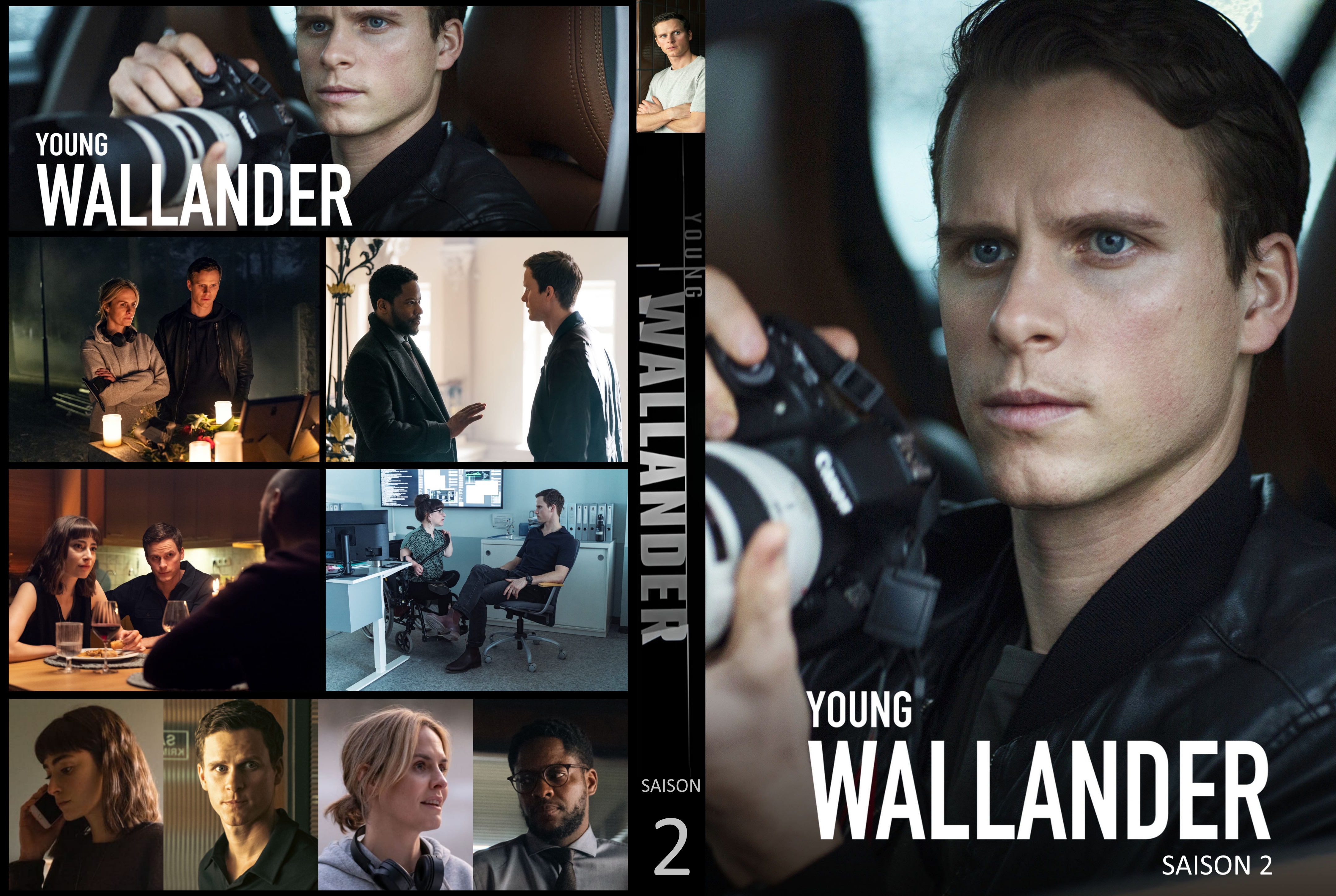 Jaquette DVD Young Wallander S02 custom