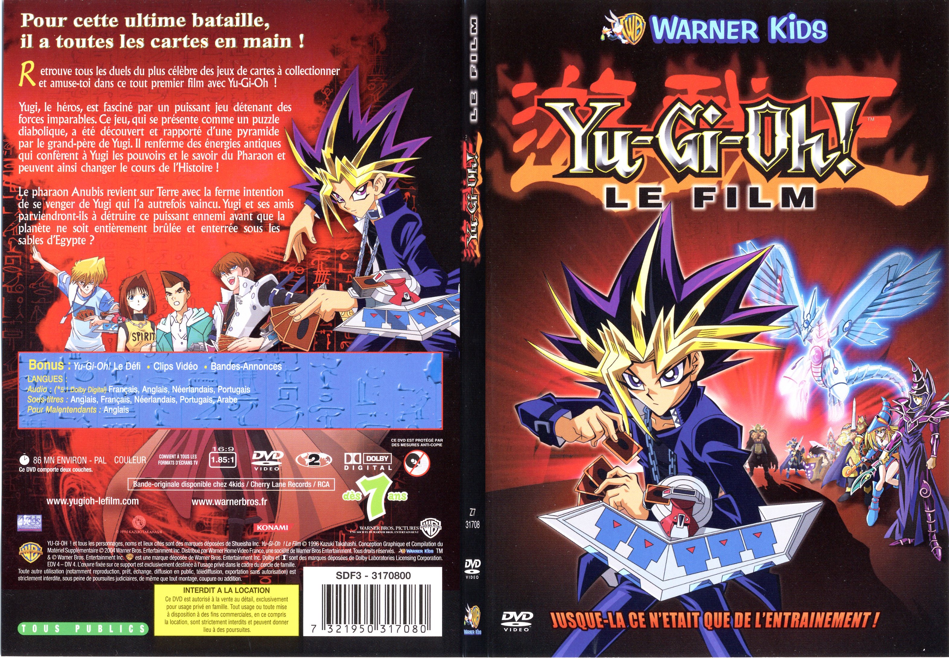 Jaquette DVD Yu-gi-oh! Le film - SLIM