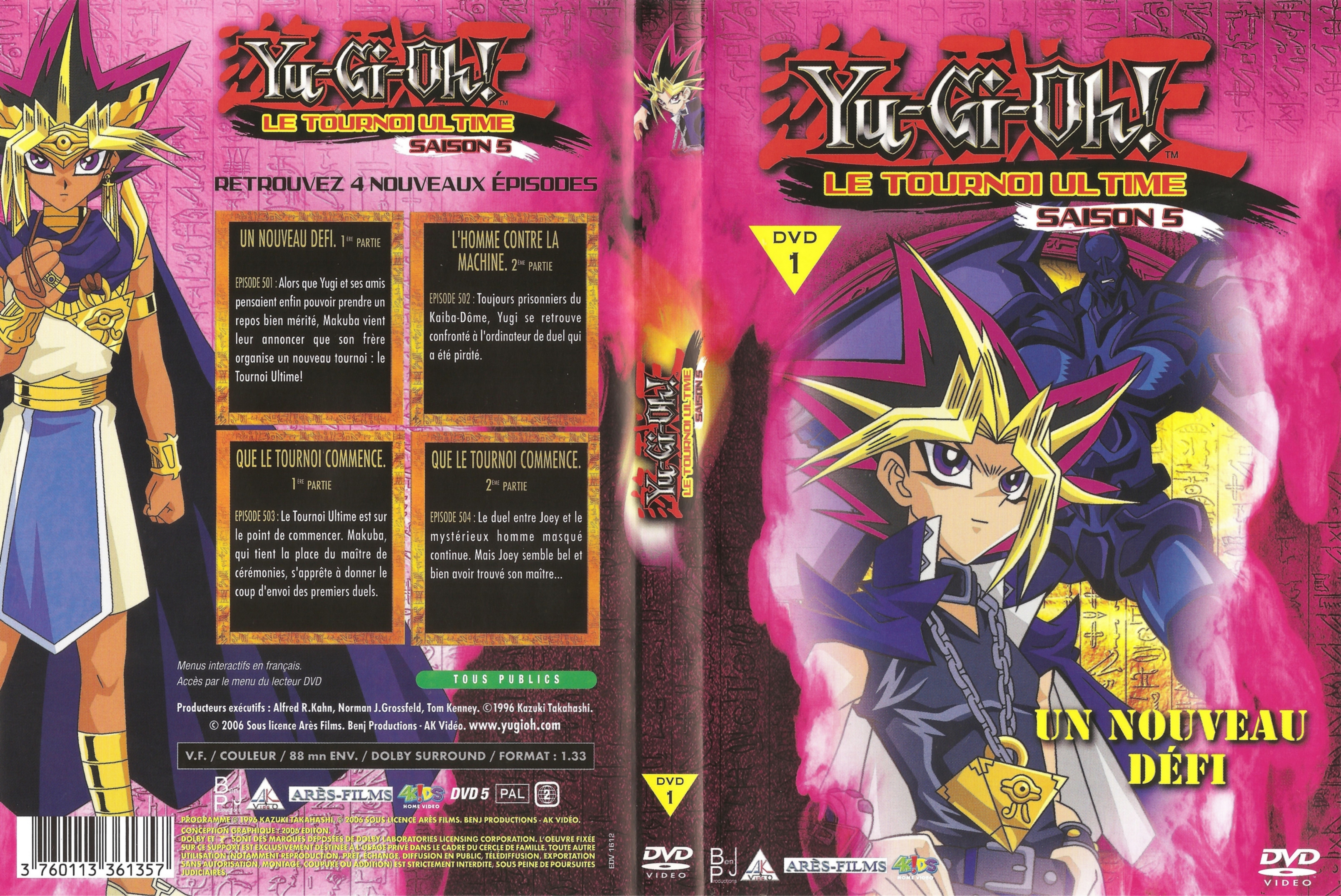 Jaquette DVD Yu-gi-oh! Saison 5 vol 1
