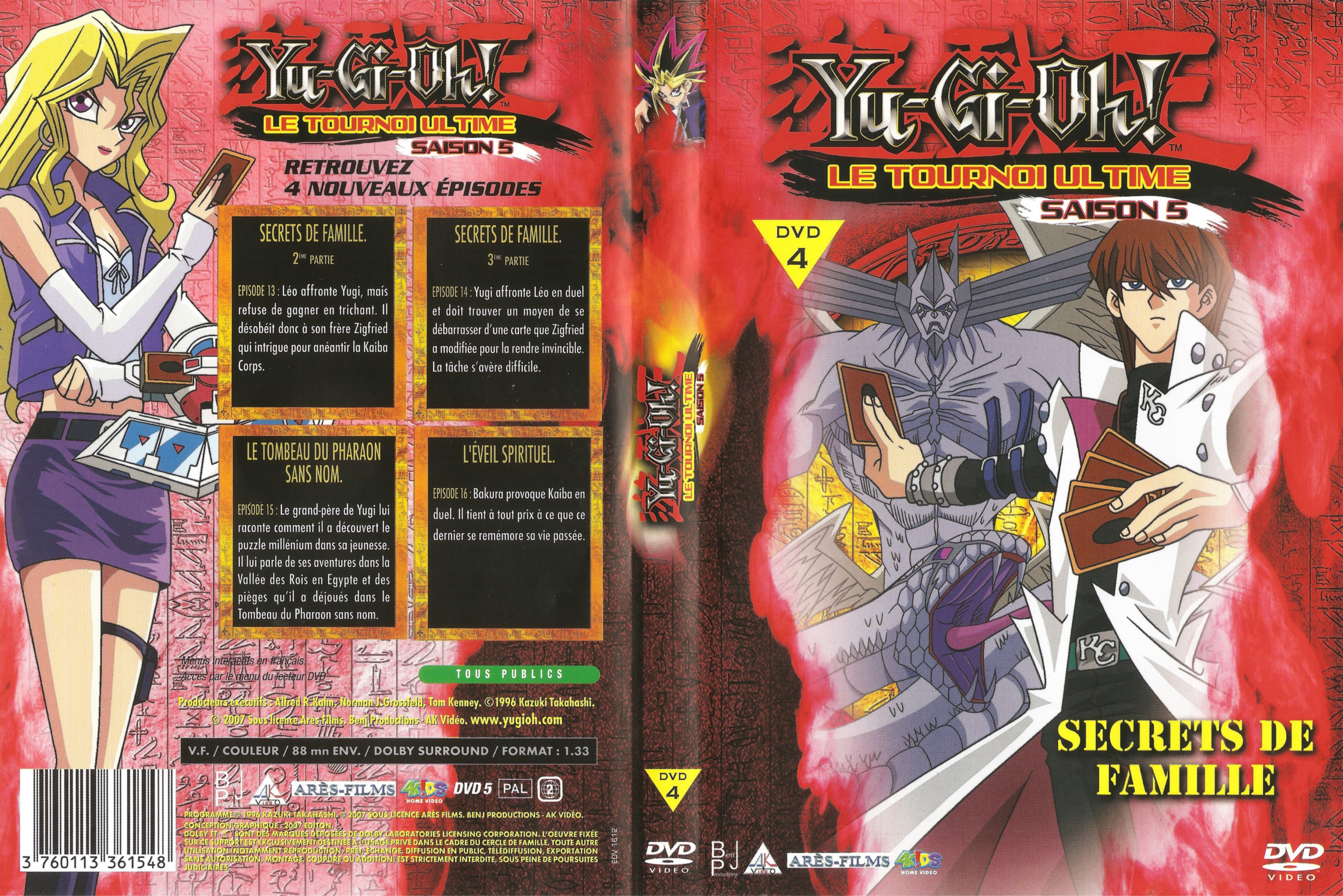 Jaquette DVD Yu-gi-oh! Saison 5 vol 4