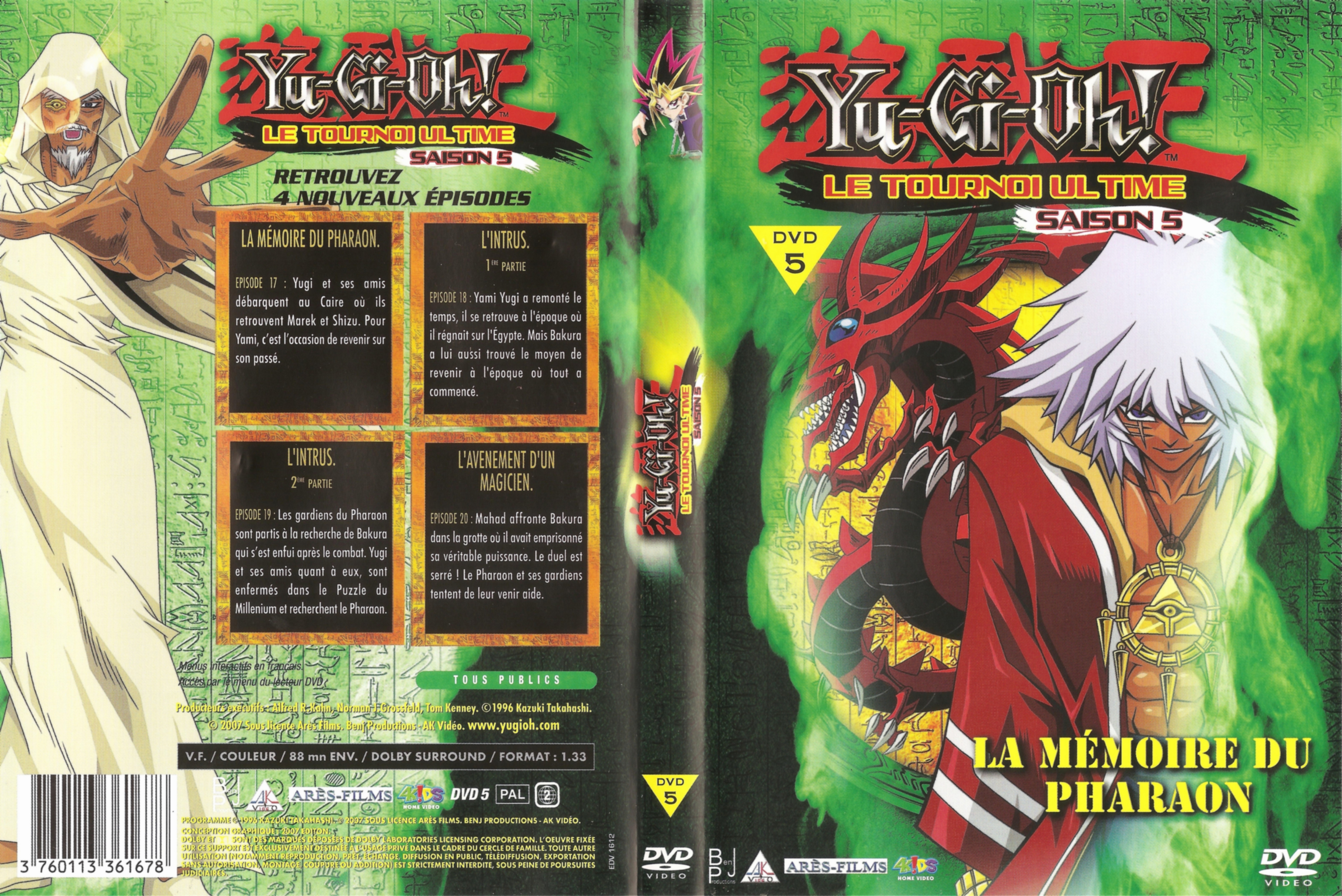 Jaquette DVD Yu-gi-oh! Saison 5 vol 5