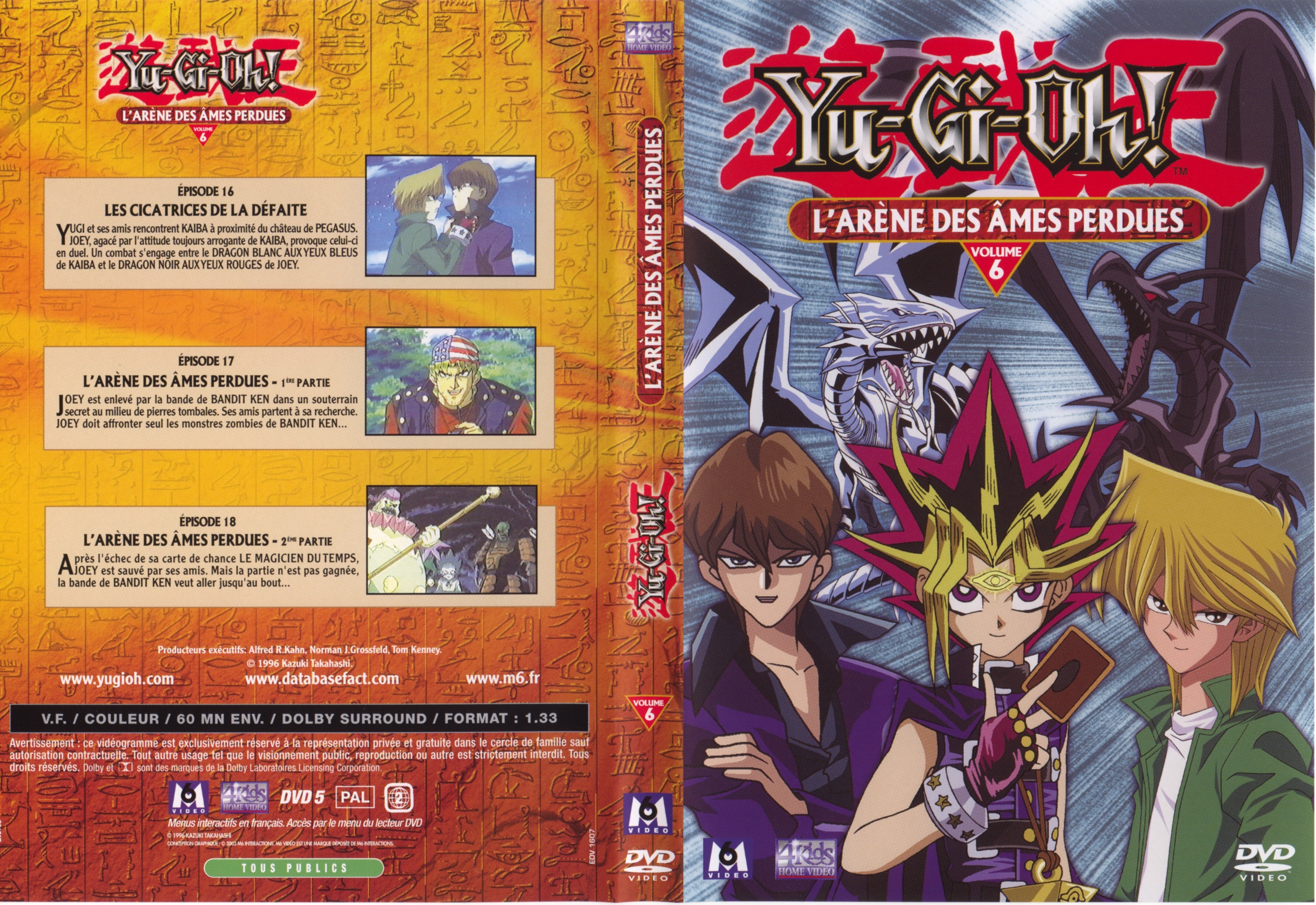 Jaquette DVD Yu-gi-oh! vol 06