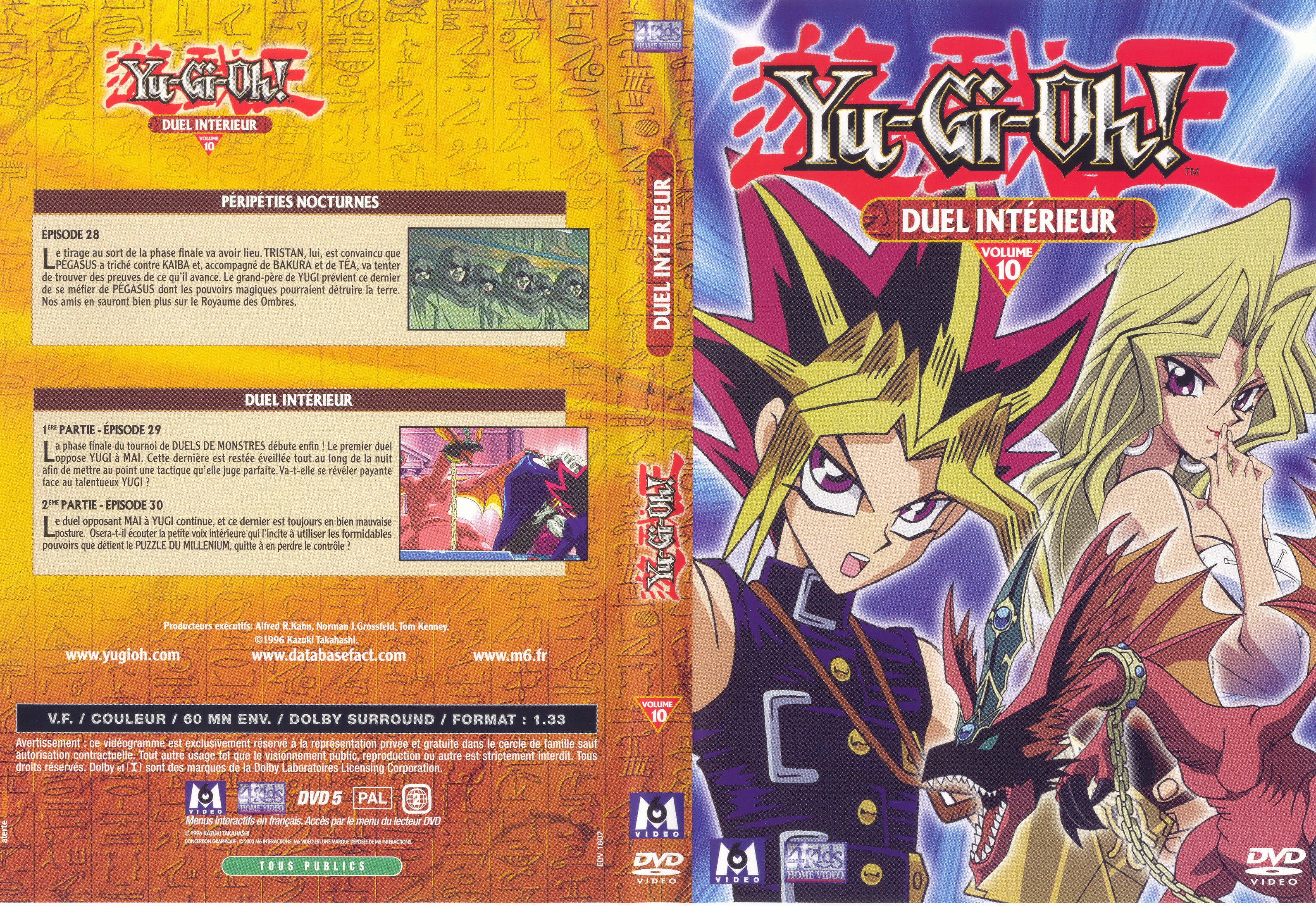 Jaquette DVD Yu-gi-oh! vol 10