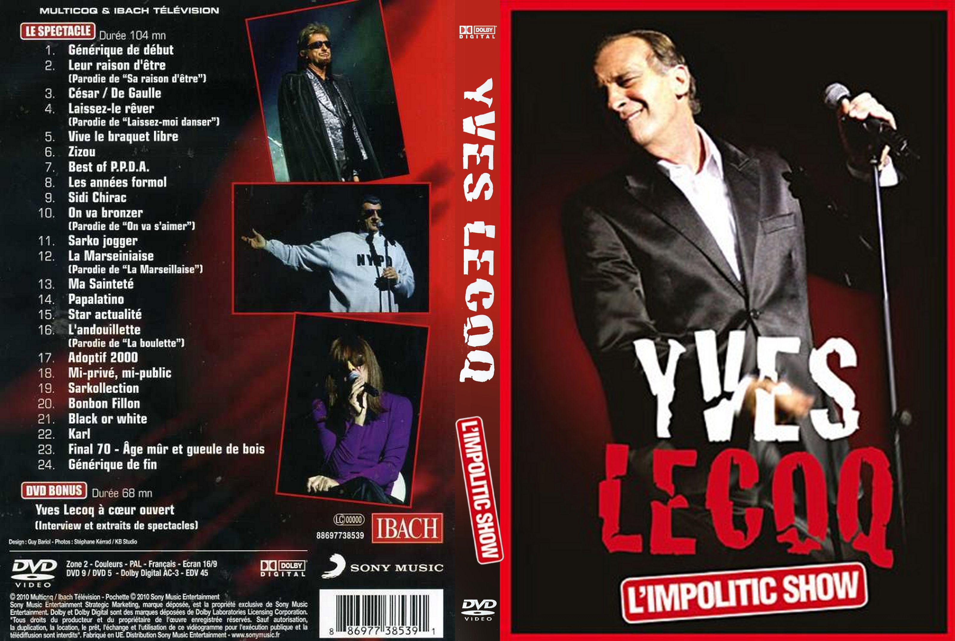 Jaquette DVD Yves Lecoq L