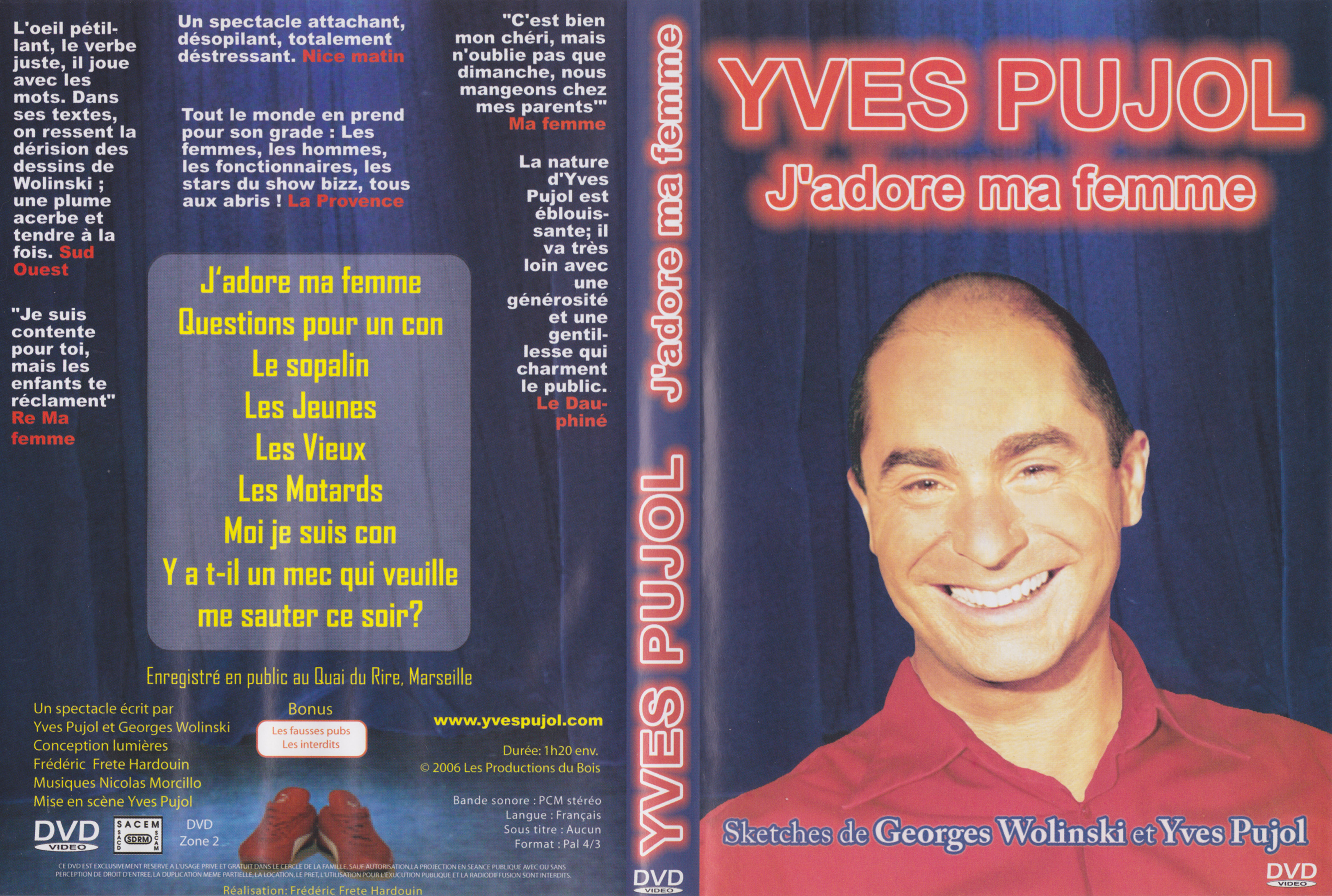 Jaquette DVD Yves Pujol - J