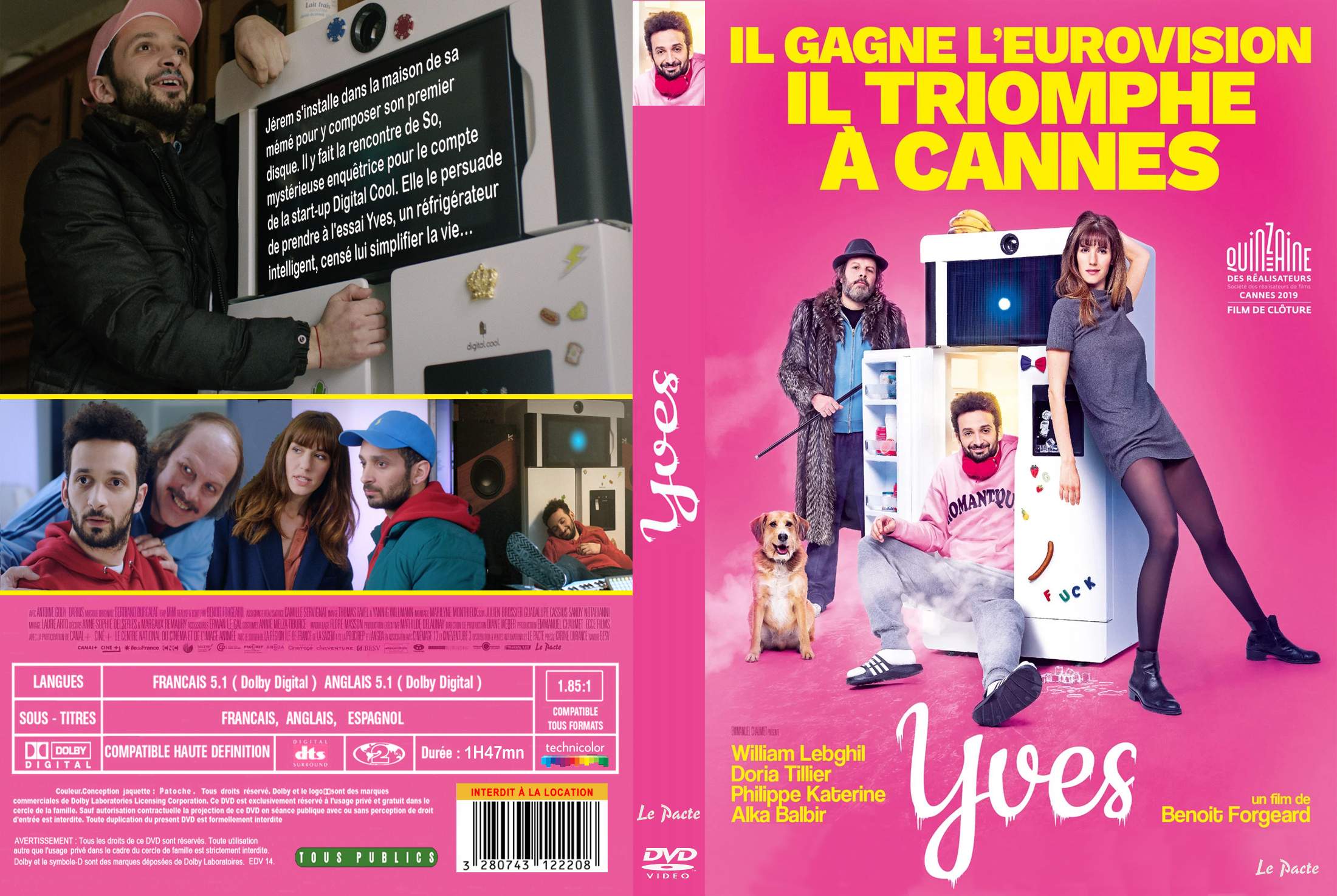 Jaquette DVD Yves custom