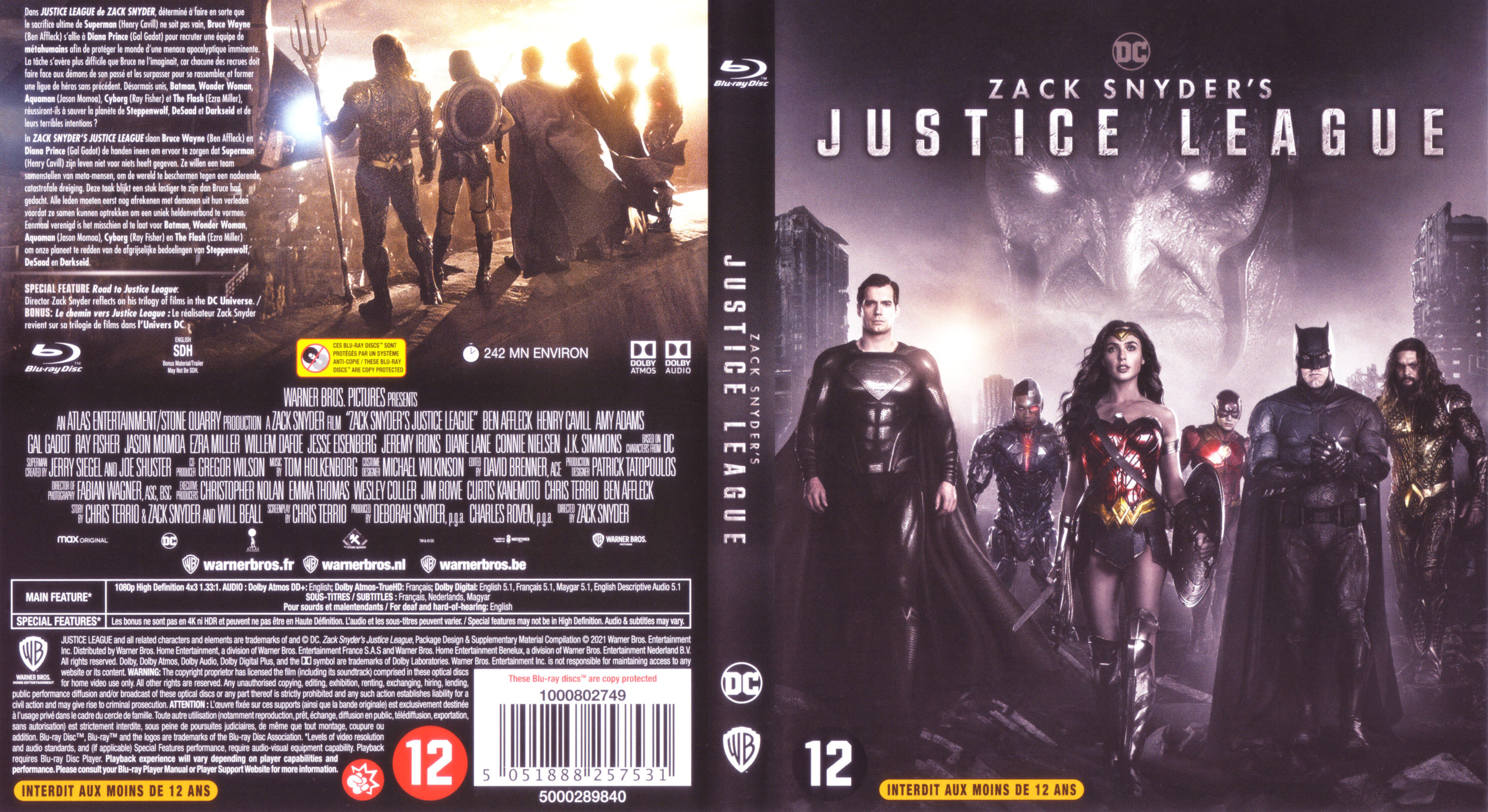 Jaquette DVD Zack Snyder