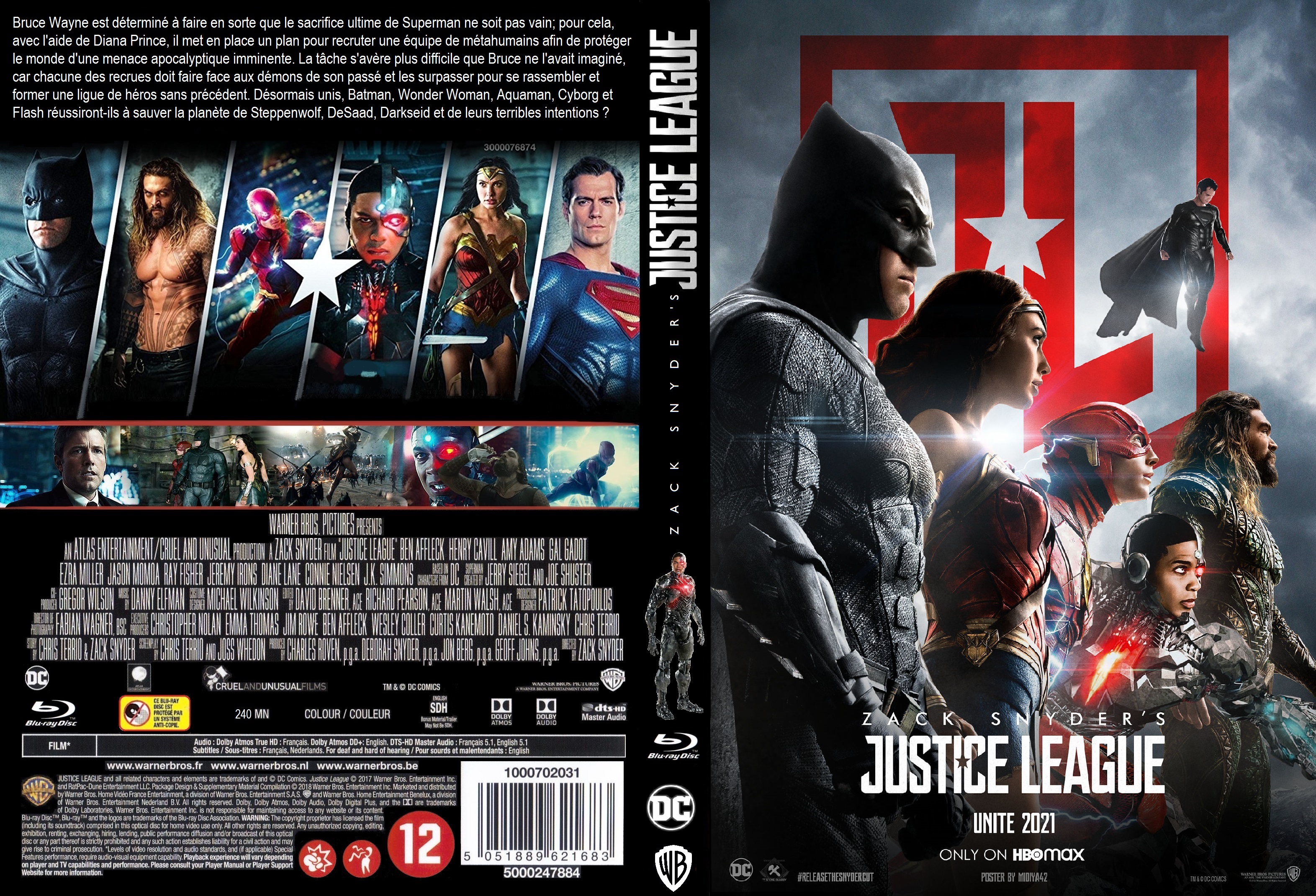 Jaquette DVD Zack Snyder