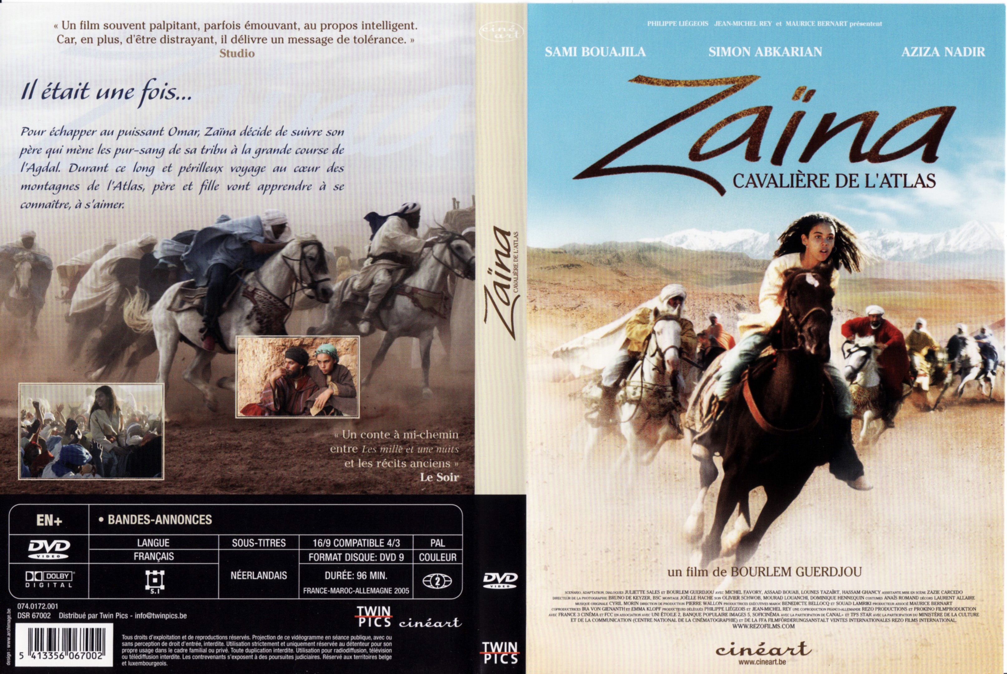 Jaquette DVD Zaina cavaliere de l