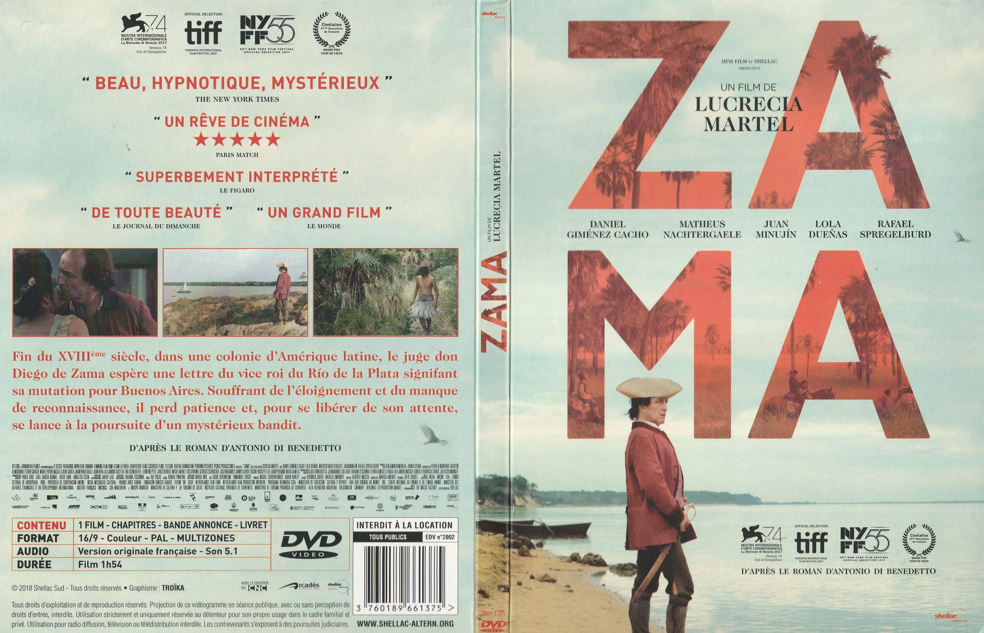 Jaquette DVD Zama