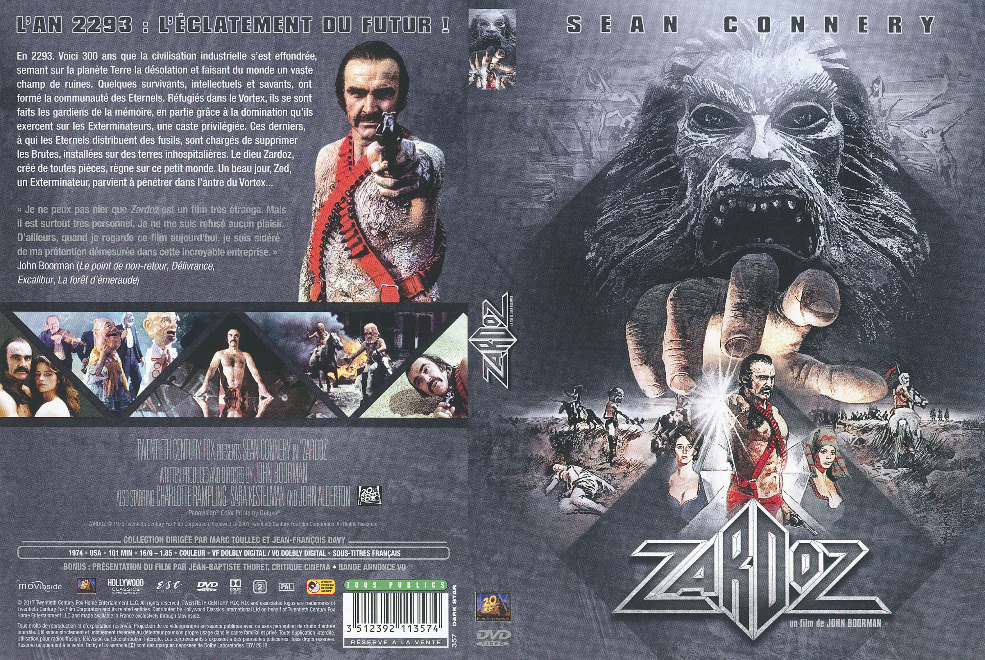Jaquette DVD Zardoz v2