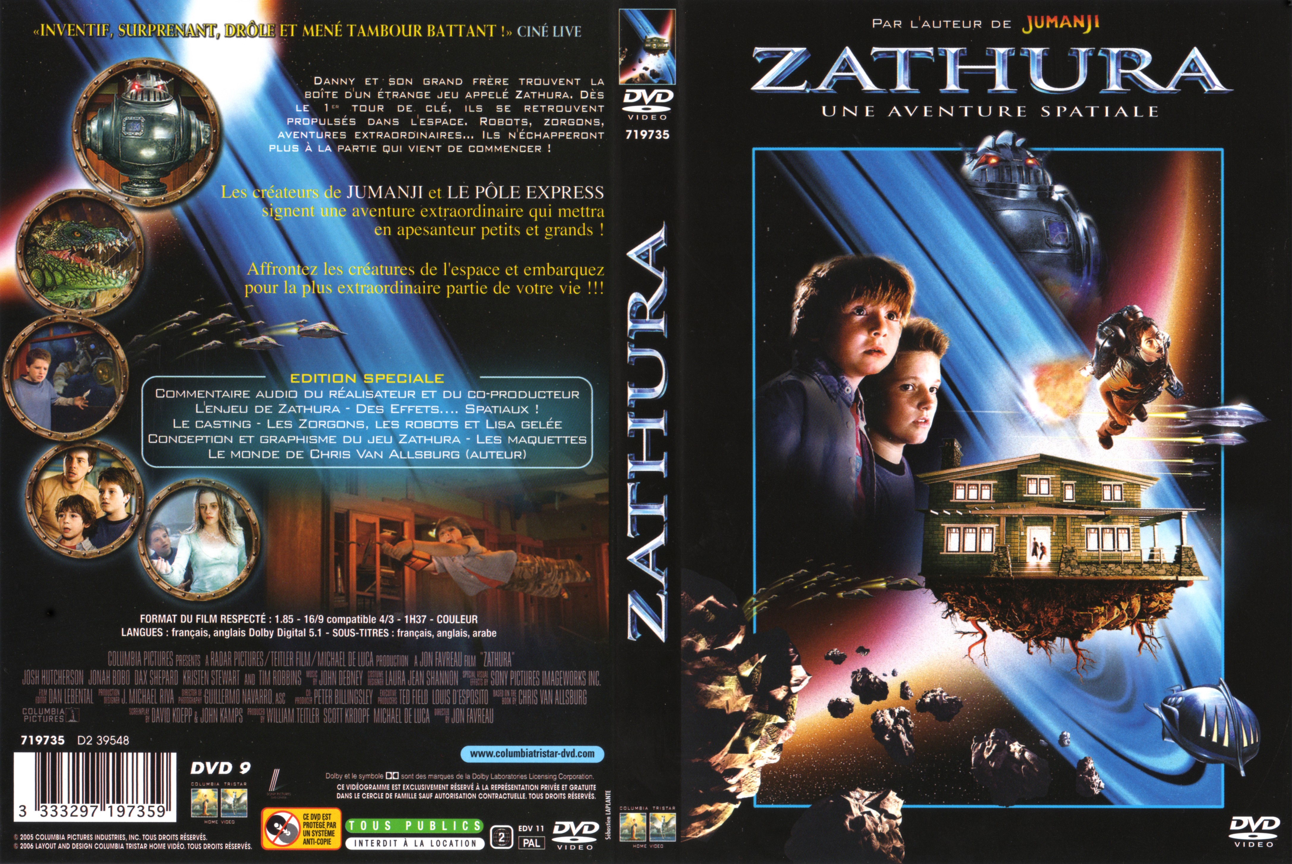 Jaquette DVD Zathura