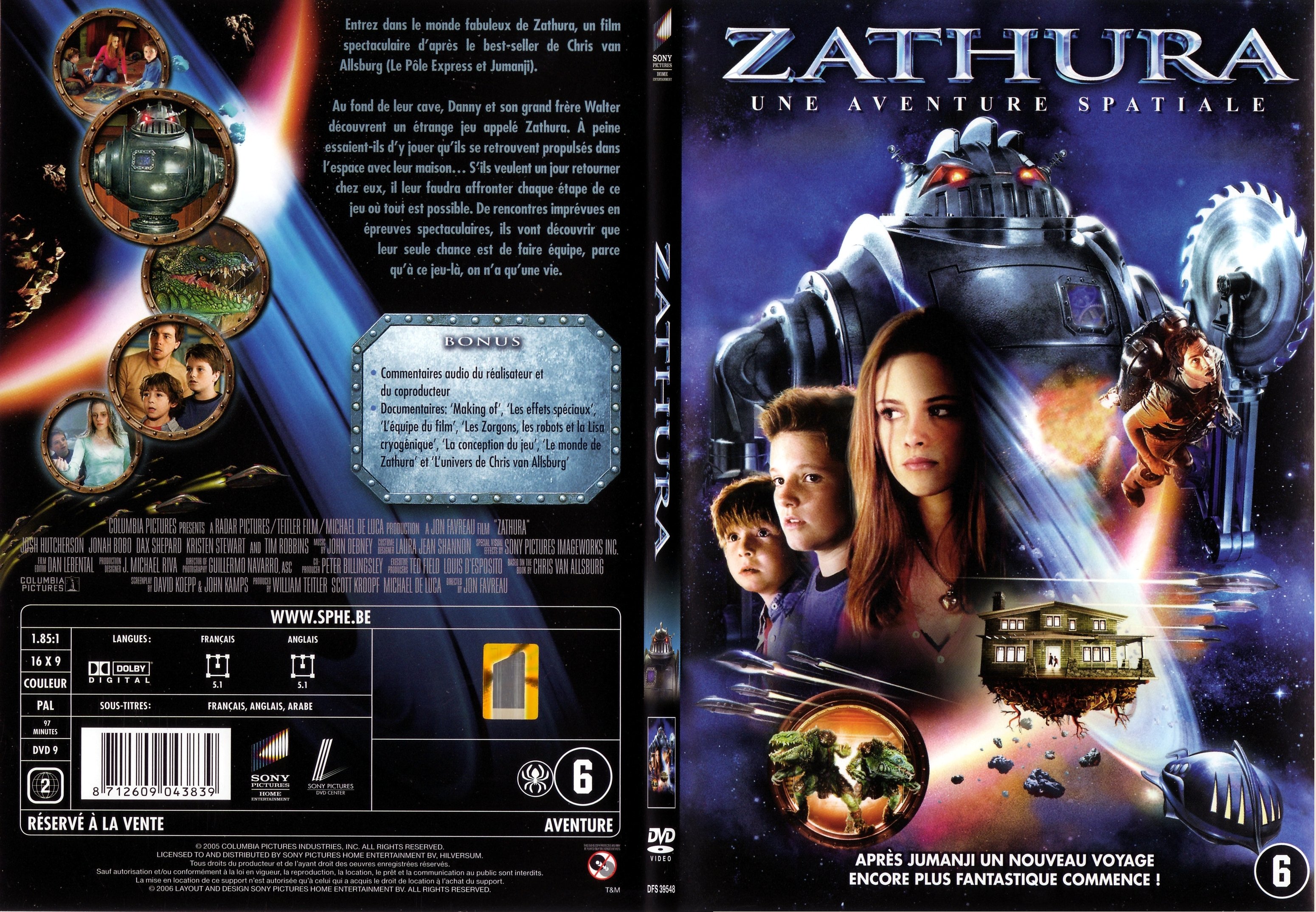 Jaquette DVD Zathura - SLIM v2