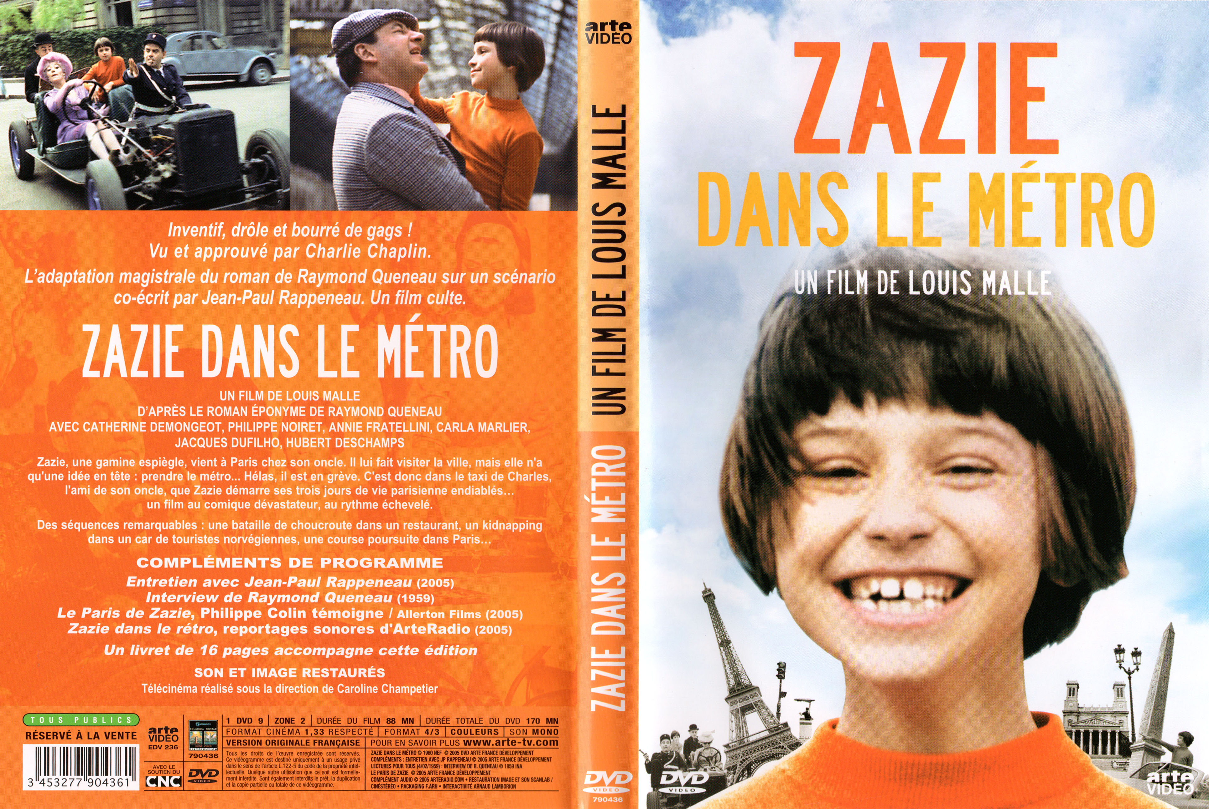 Jaquette DVD Zazie dans le mtro