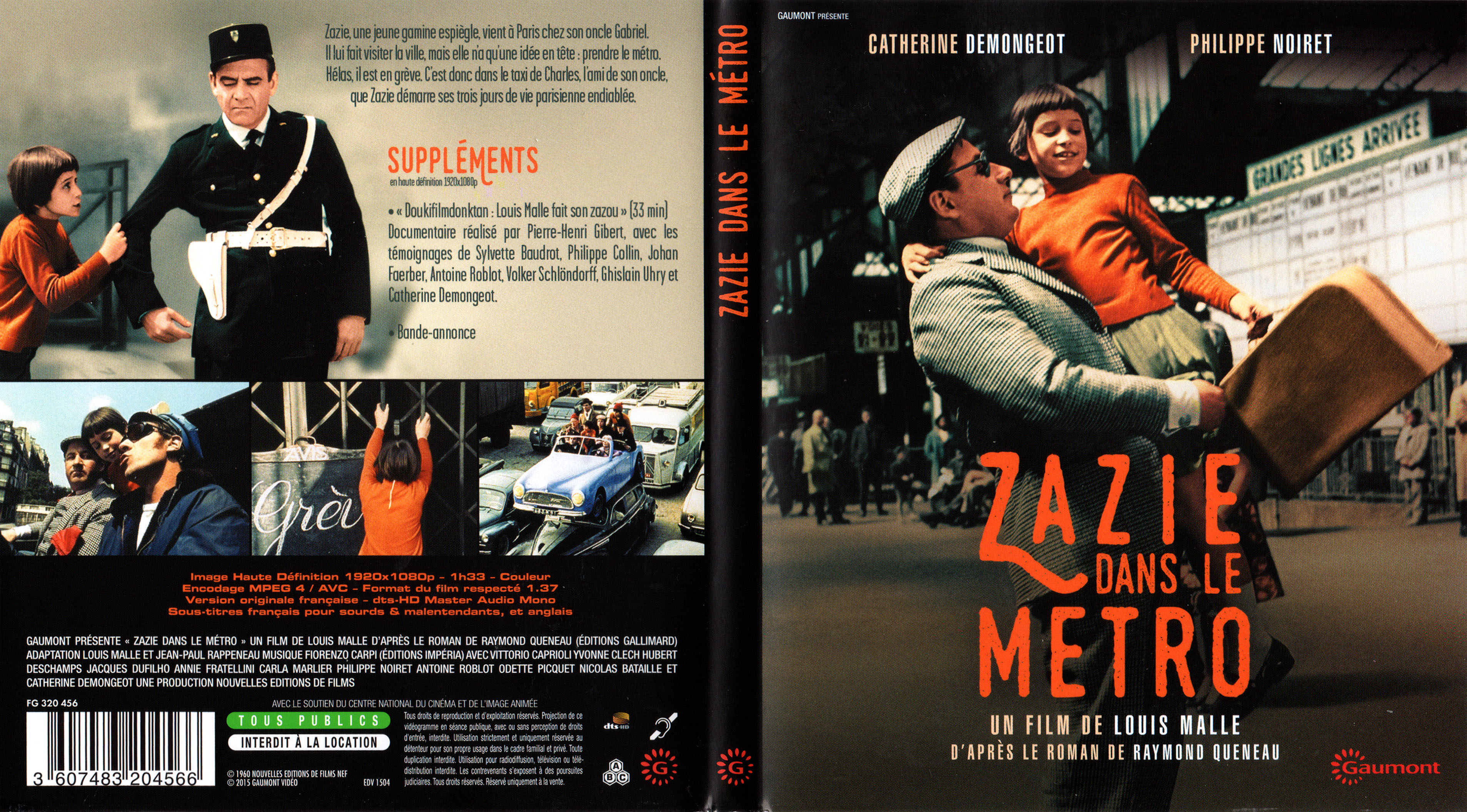 Jaquette DVD Zazie dans le mtro (BLU-RAY)