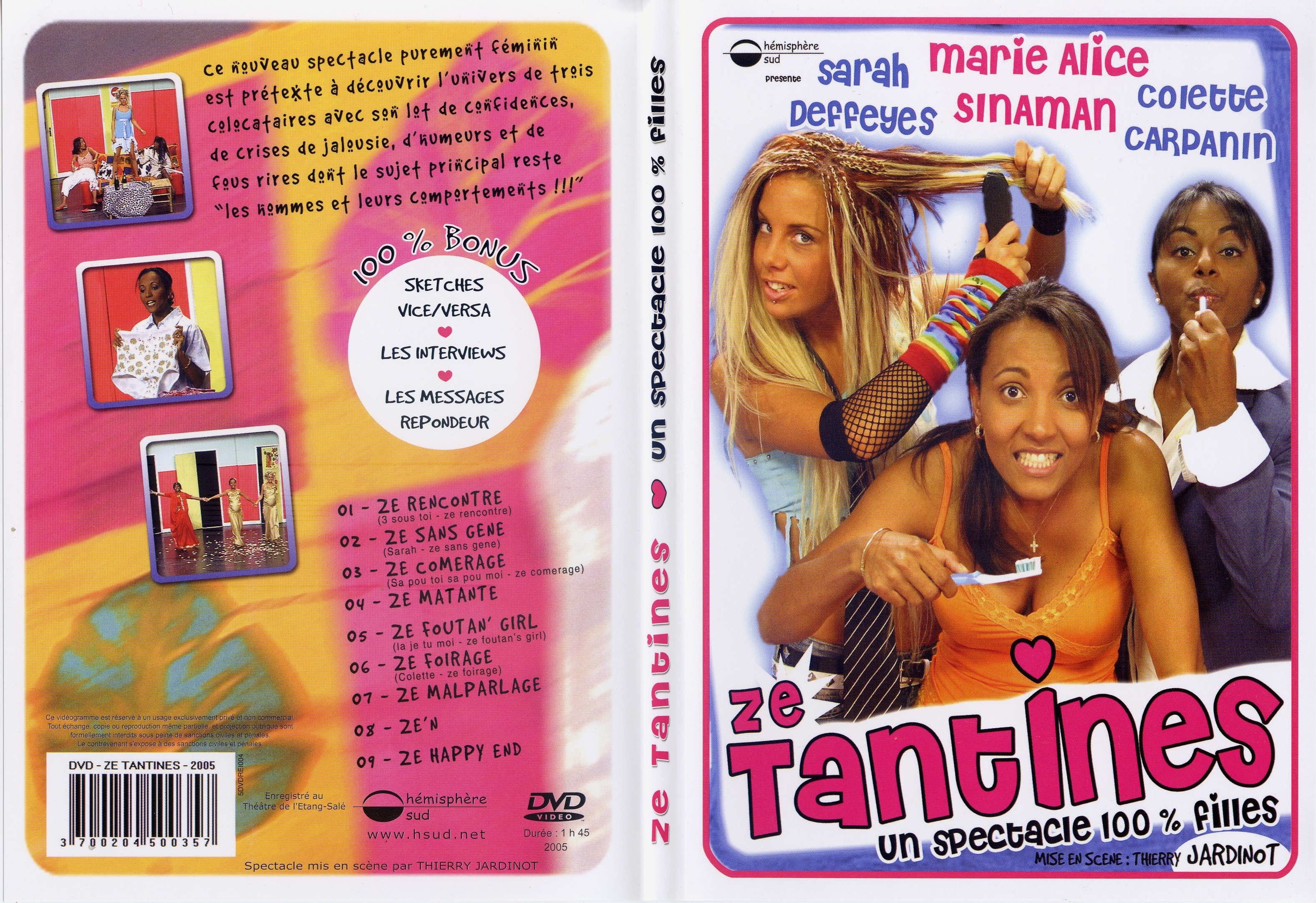 Jaquette DVD Ze tantines - SLIM