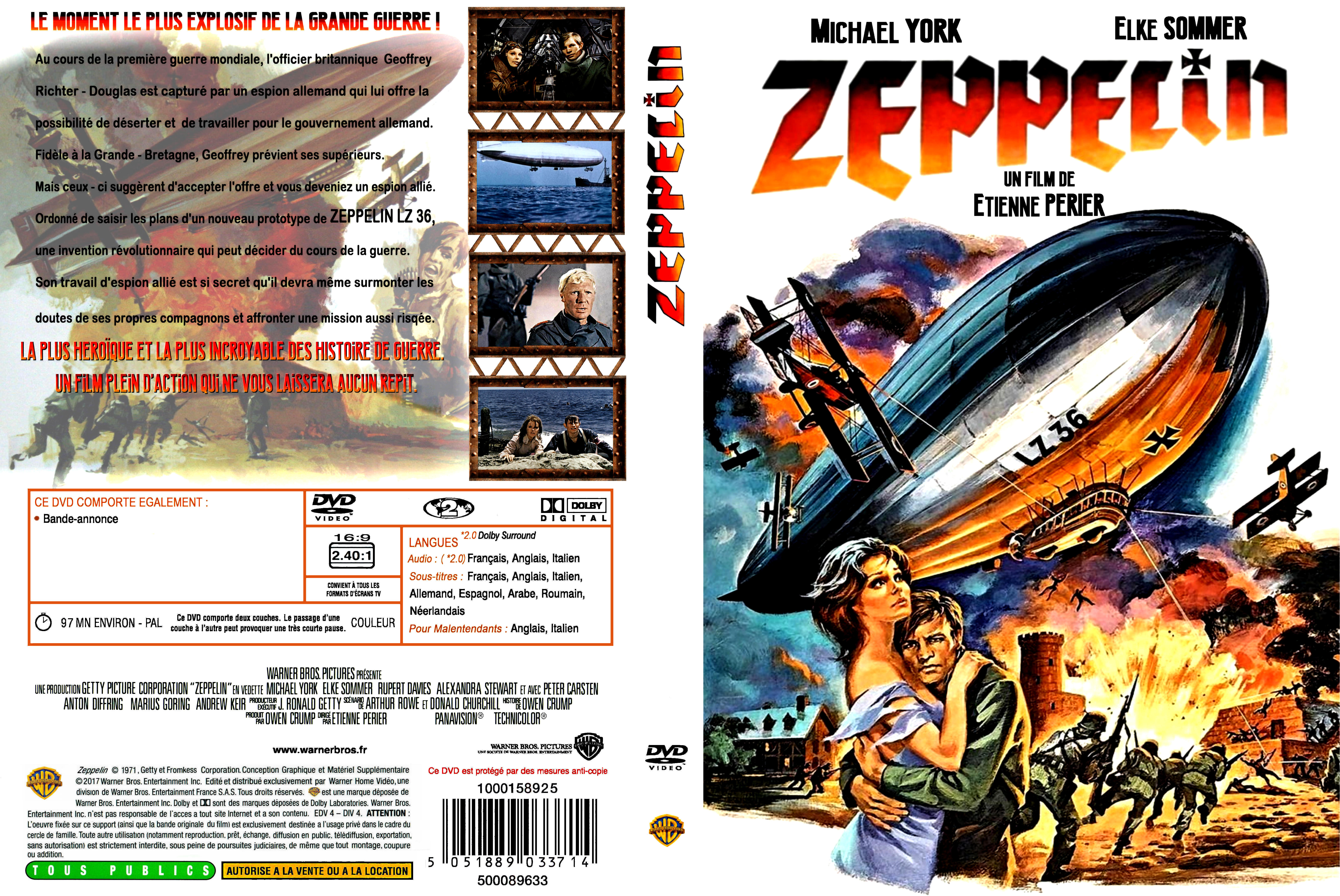 Jaquette DVD Zeppelin custom