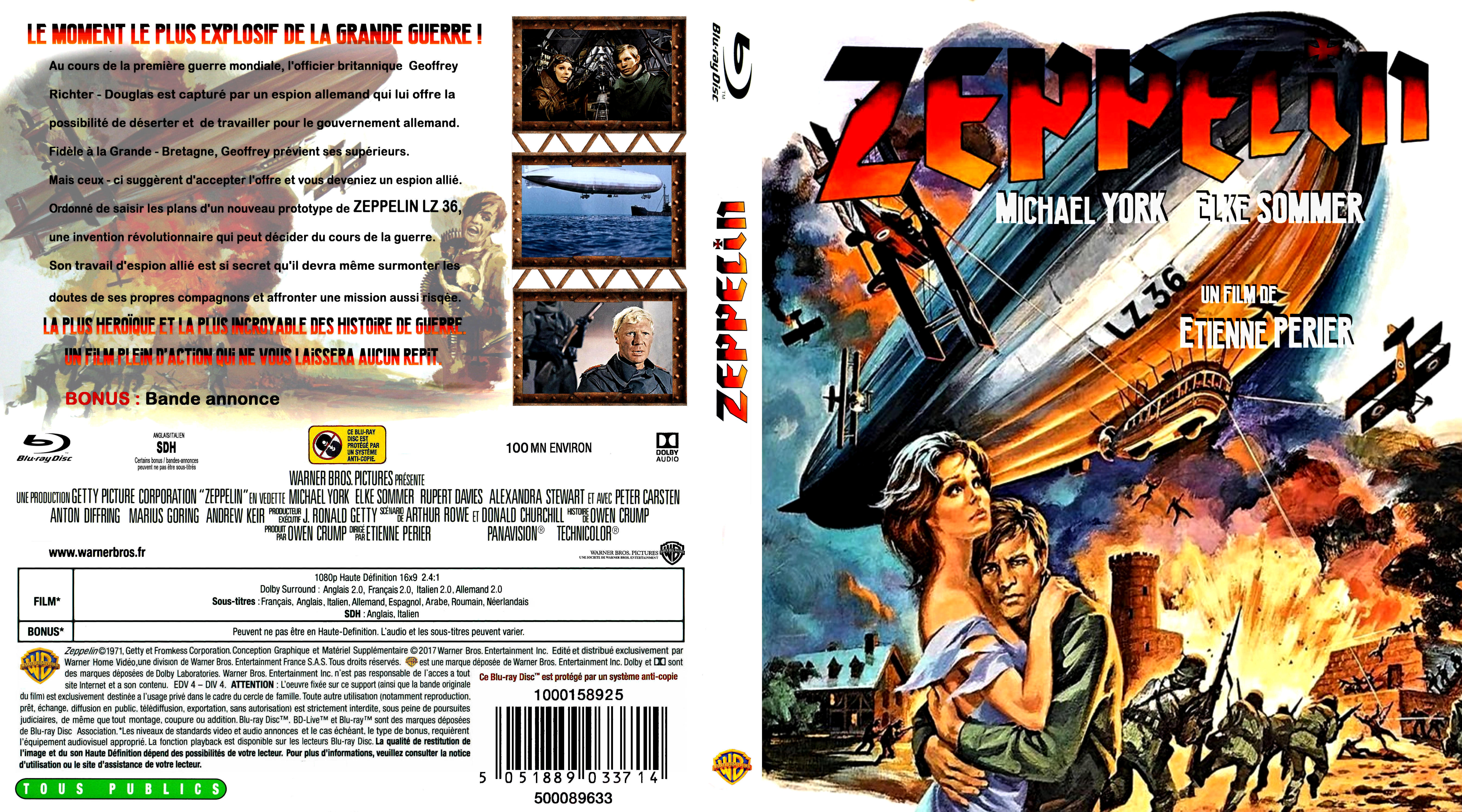 Jaquette DVD Zeppelin custom (BLU-RAY)