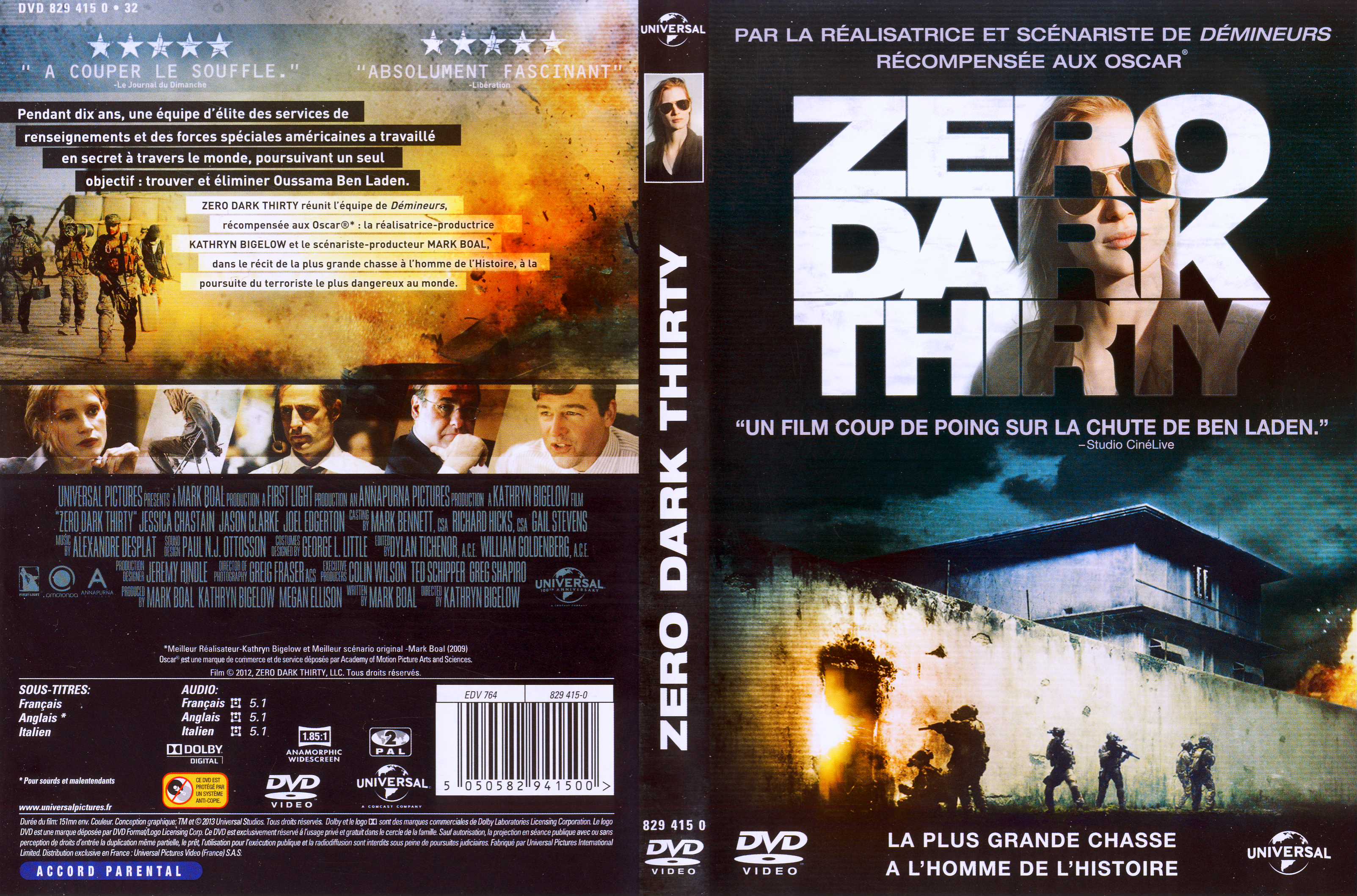 Jaquette DVD Zero Dark Thirty