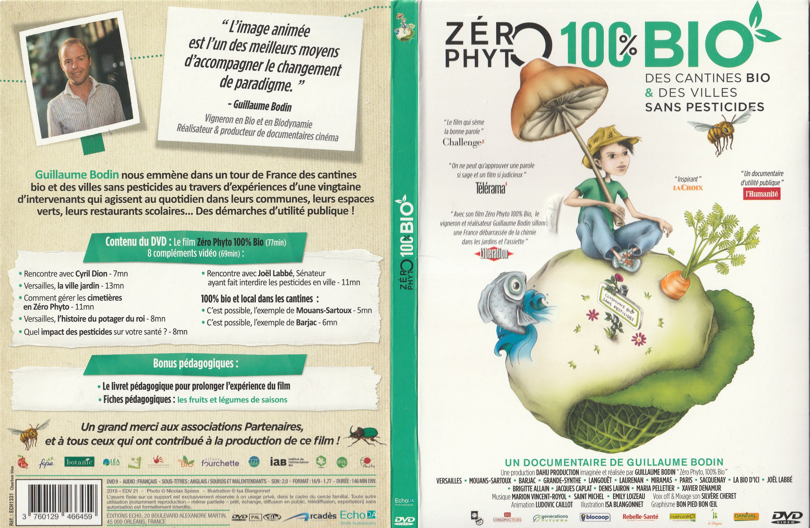 Jaquette DVD Zero phyto 100- BIO