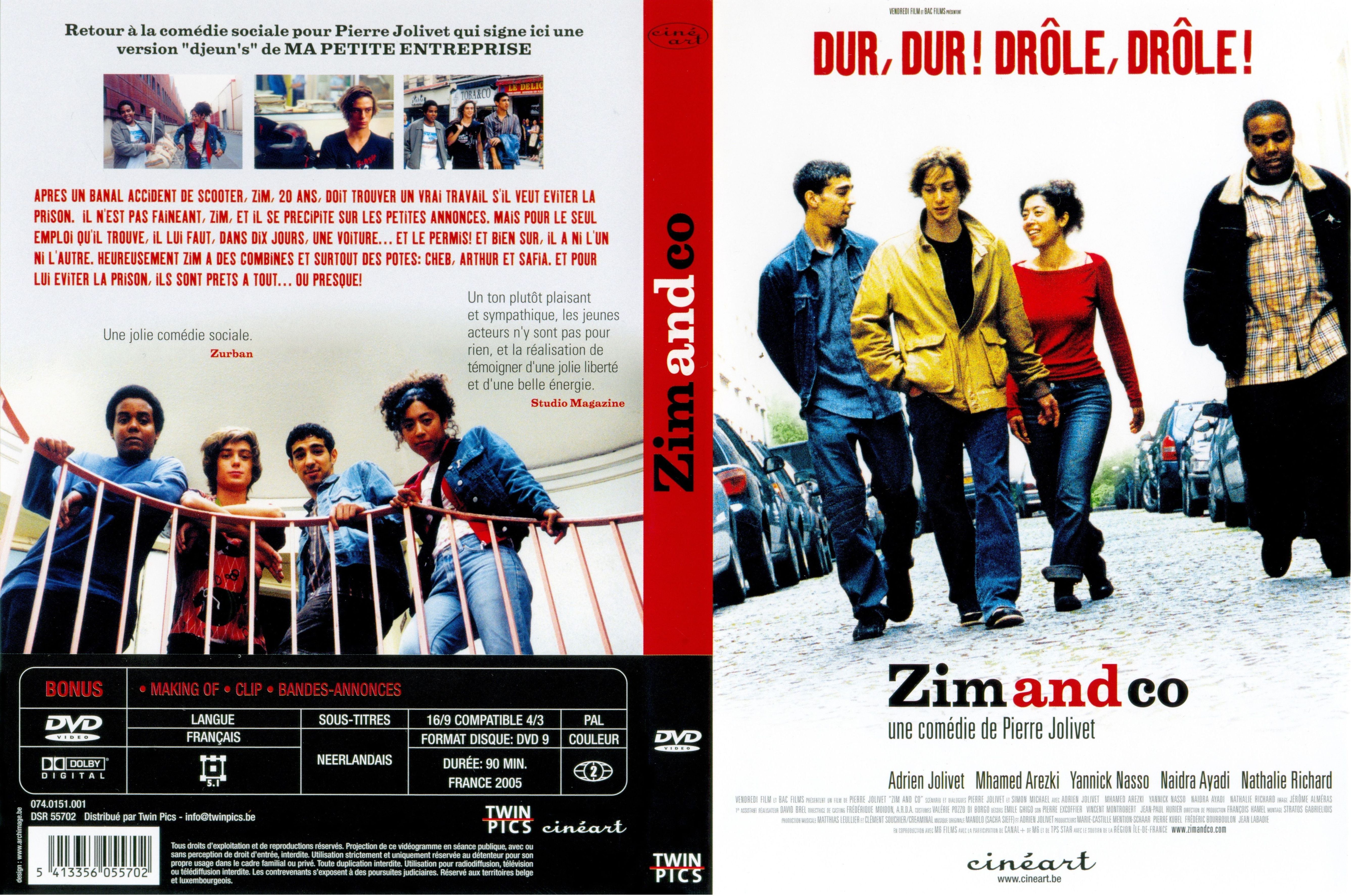 Jaquette DVD Zim and Co v2