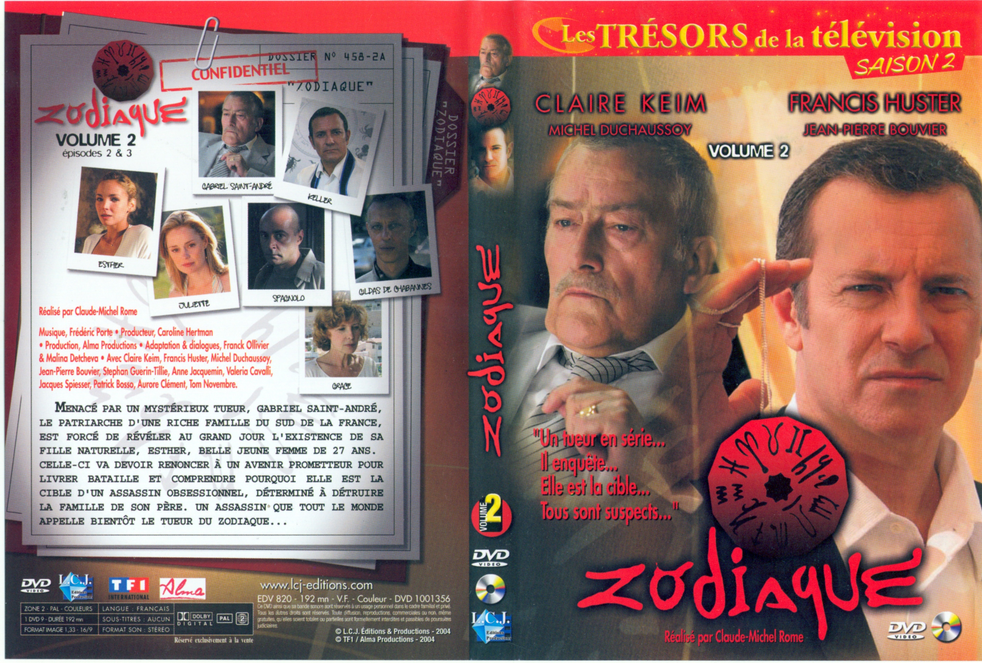 Jaquette DVD Zodiaque vol 2