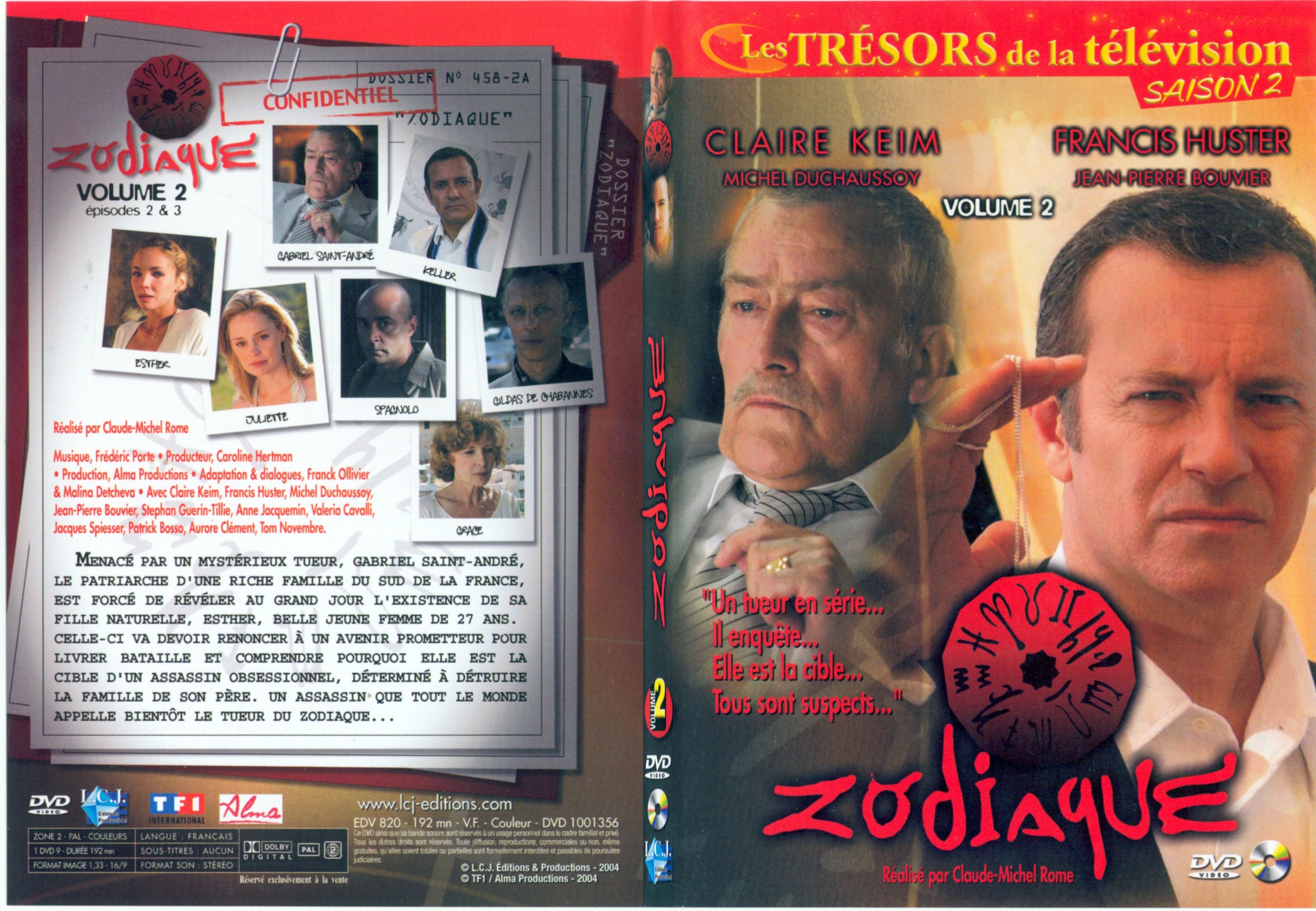 Jaquette DVD Zodiaque vol 2 - SLIM