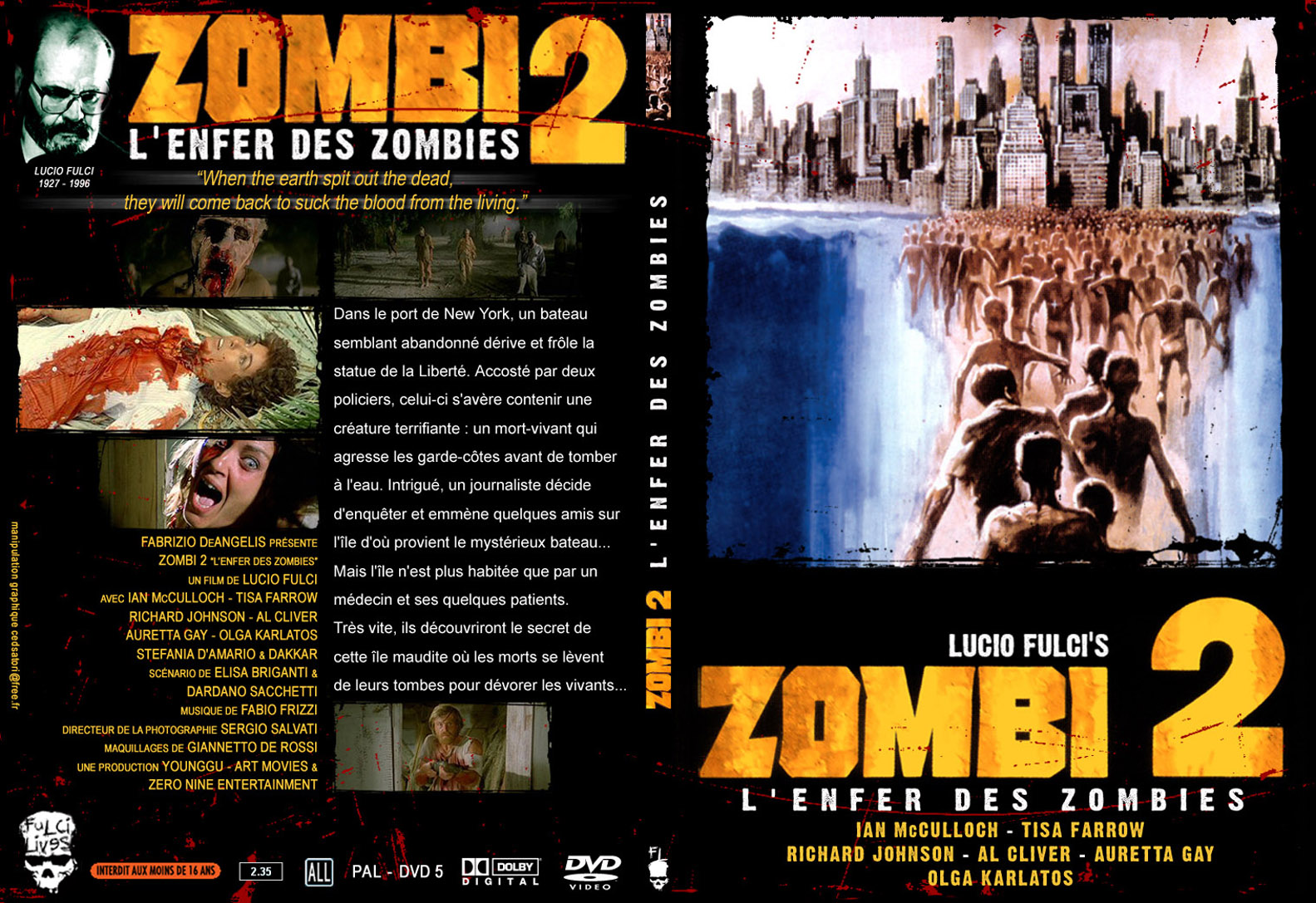 Jaquette DVD Zombi 2