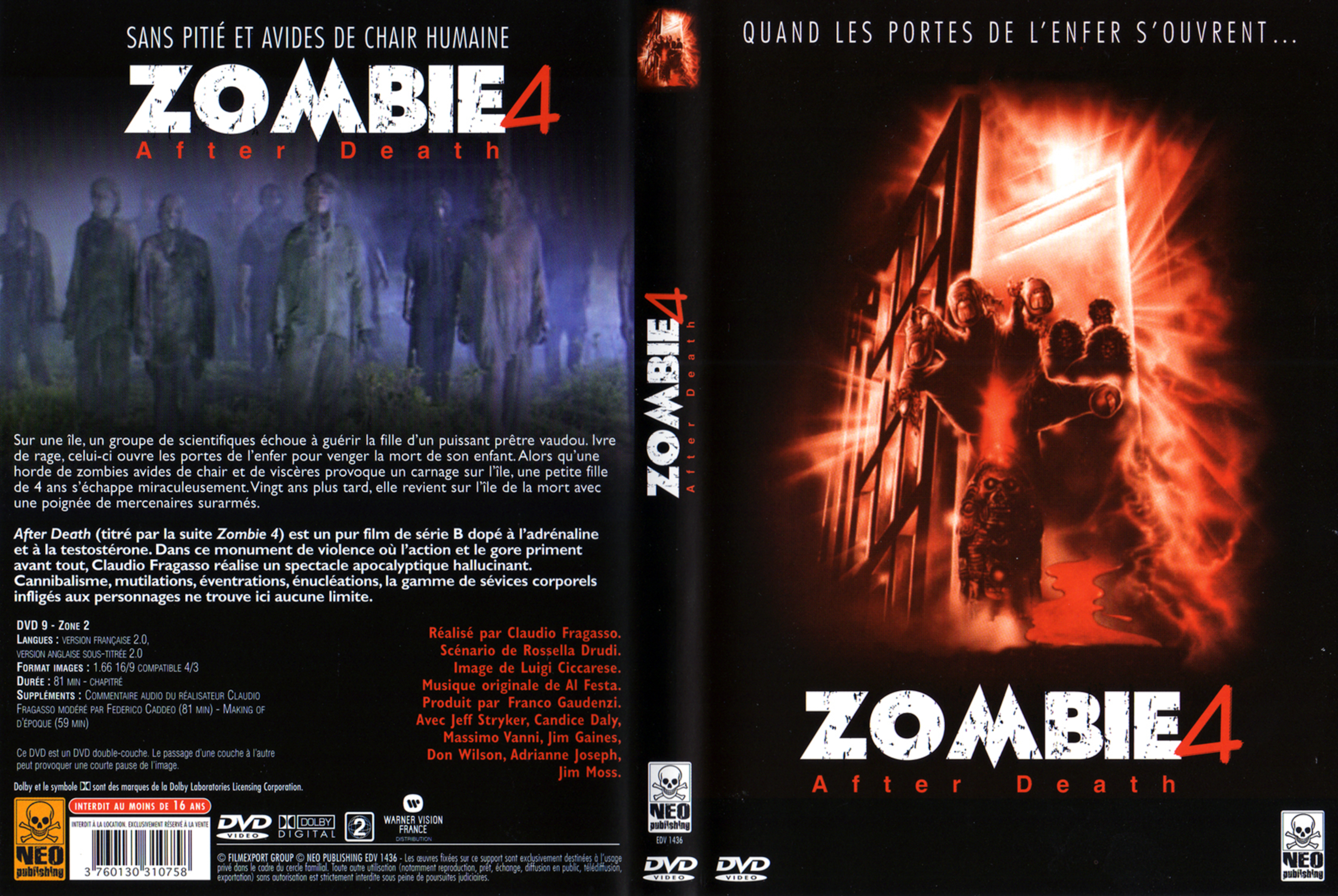 Jaquette DVD Zombie 4 after death 