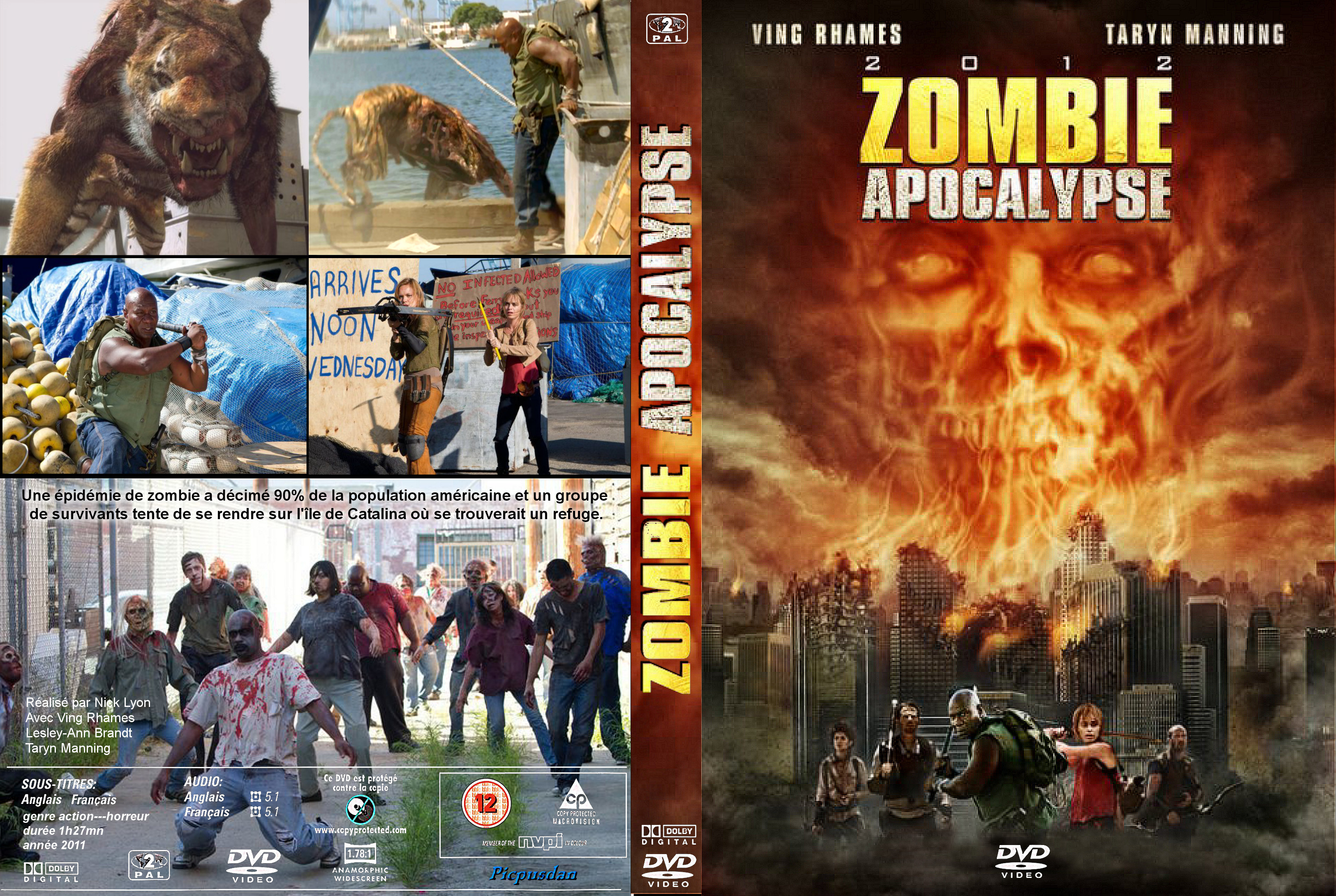 Jaquette DVD Zombie Apocalypse custom