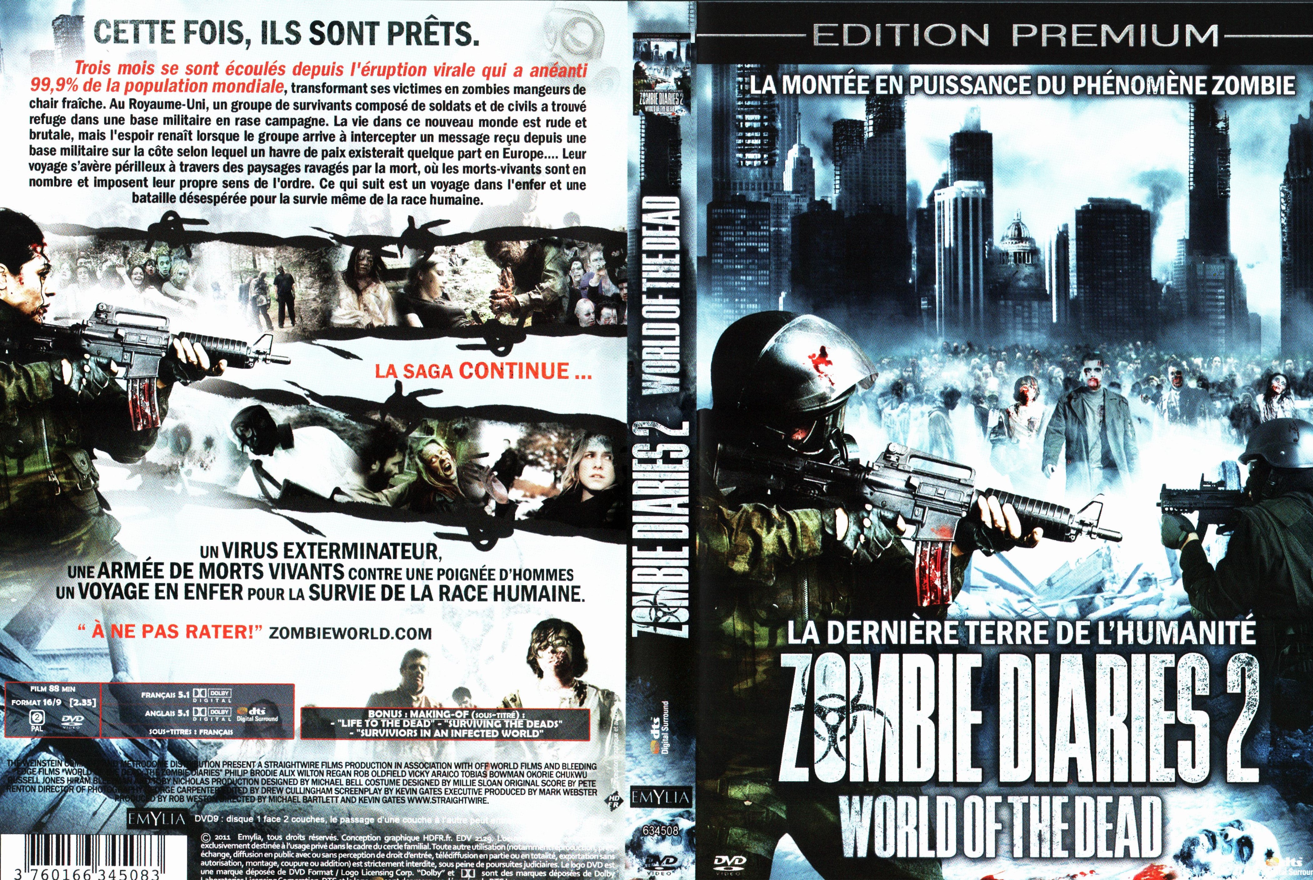 Jaquette DVD Zombie Diaries 2 World of the Dead