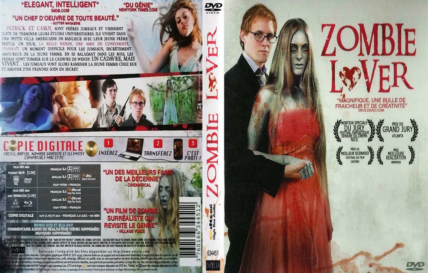Jaquette DVD Zombie Lover