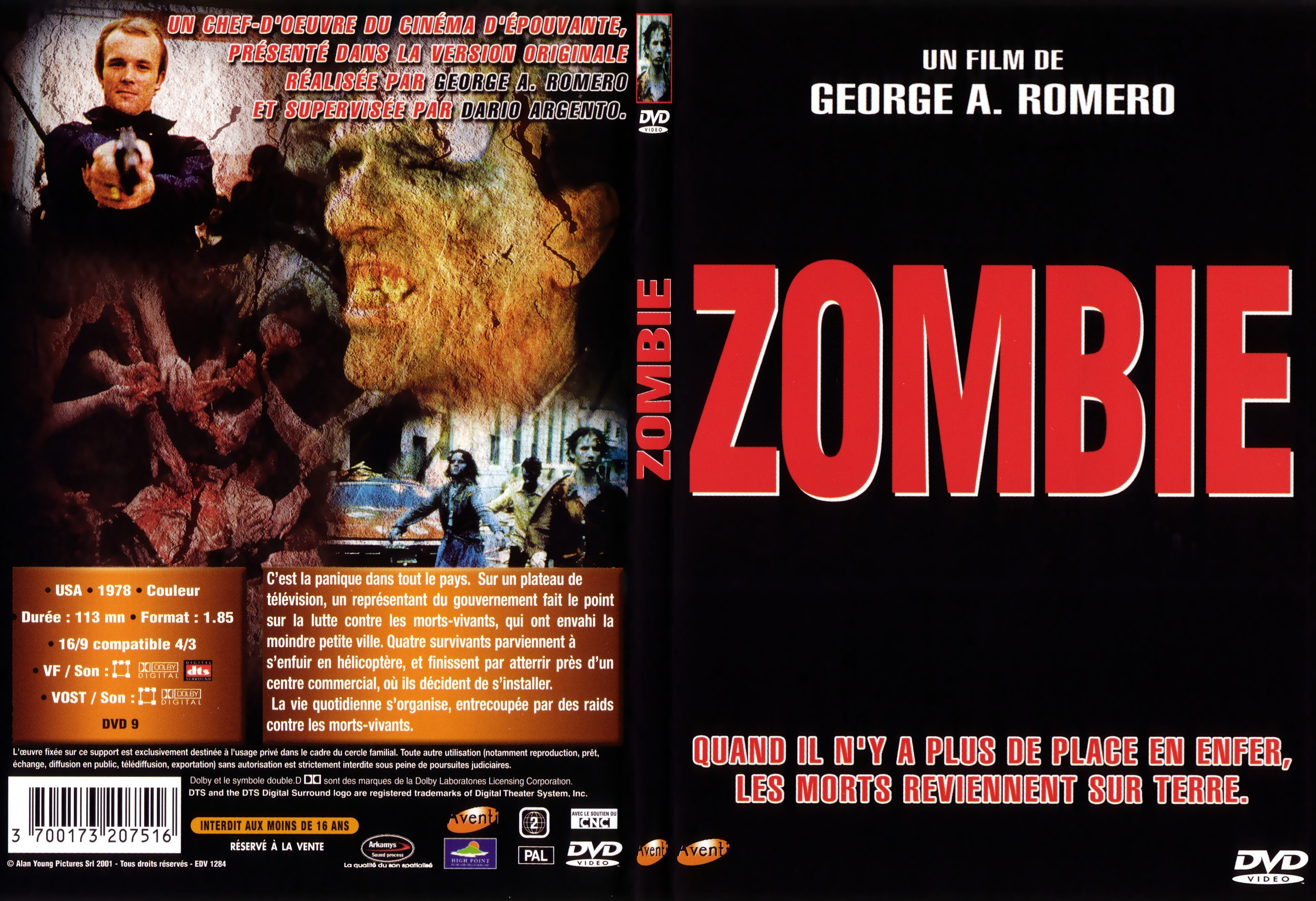 Jaquette DVD Zombie - SLIM