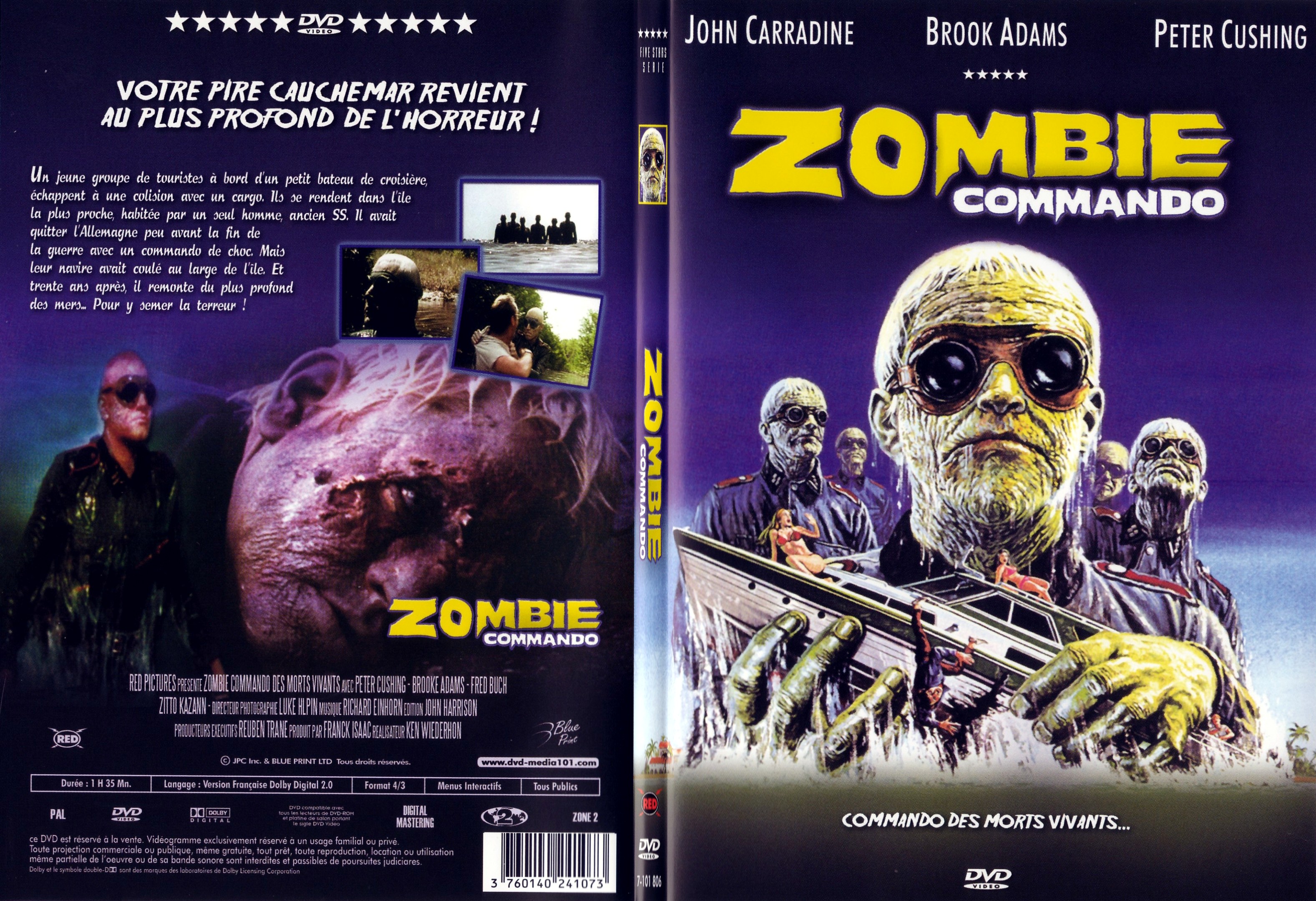 Jaquette DVD Zombie commando - SLIM