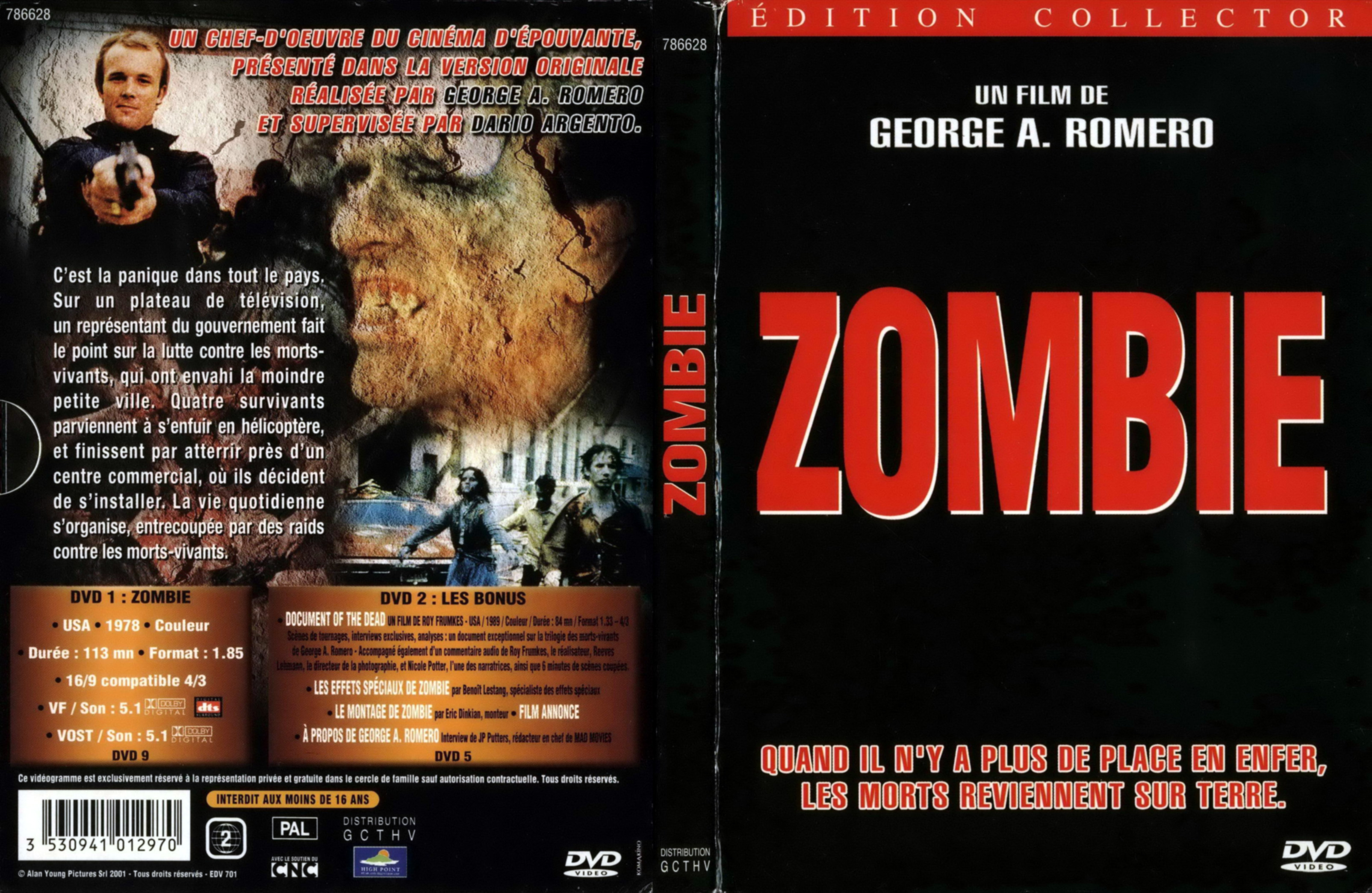 Jaquette DVD Zombie v2