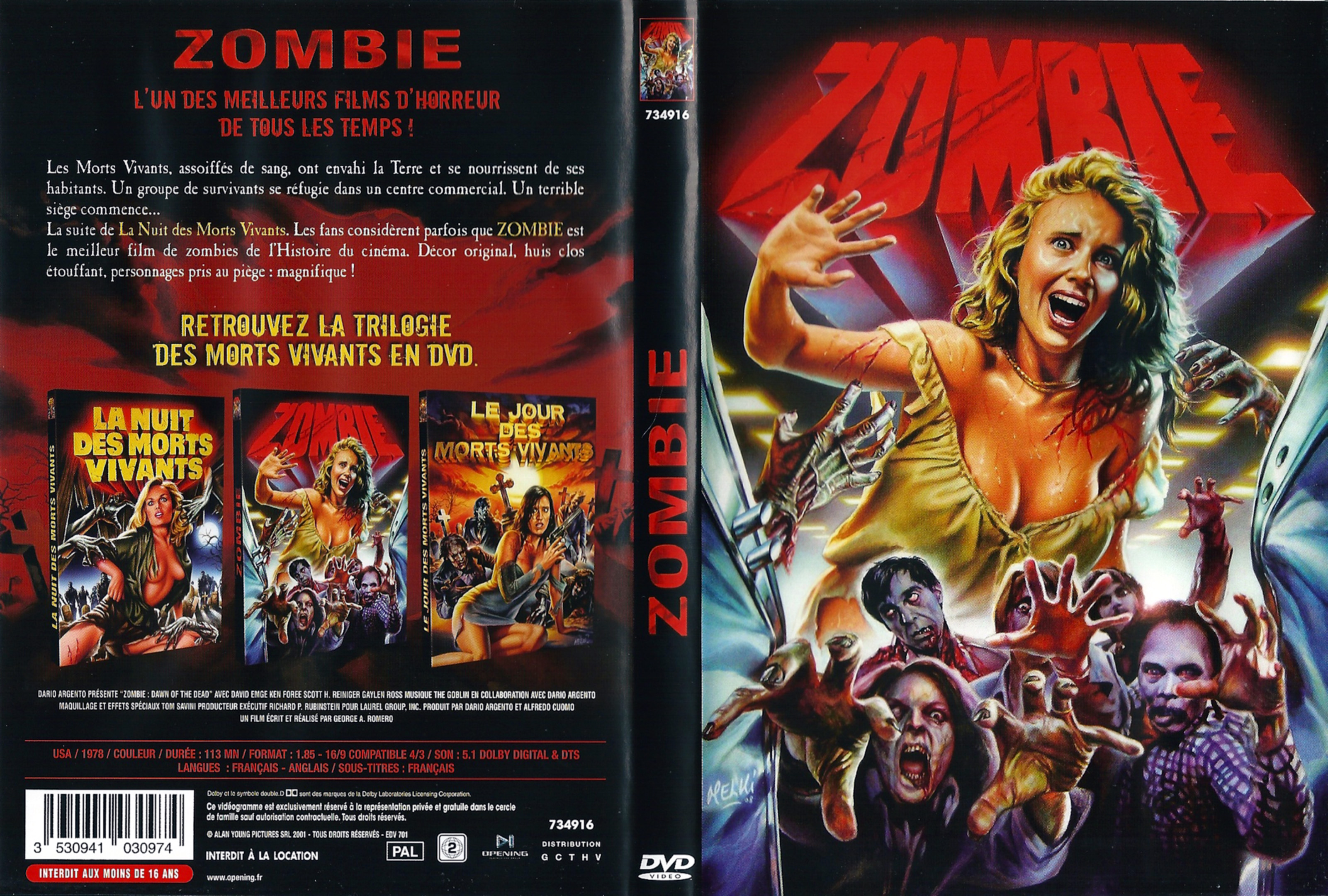 Jaquette DVD Zombie v4