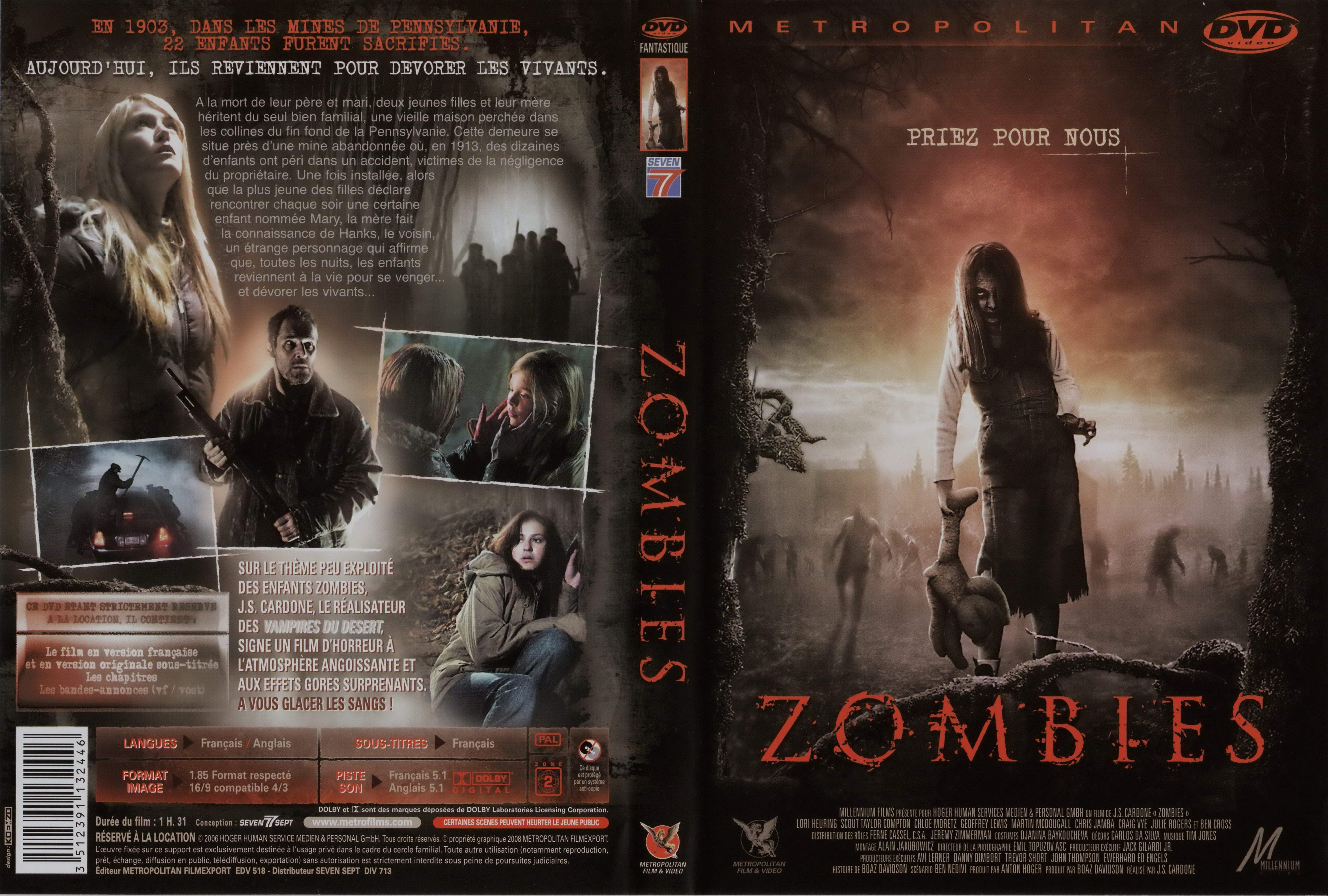Jaquette DVD Zombies