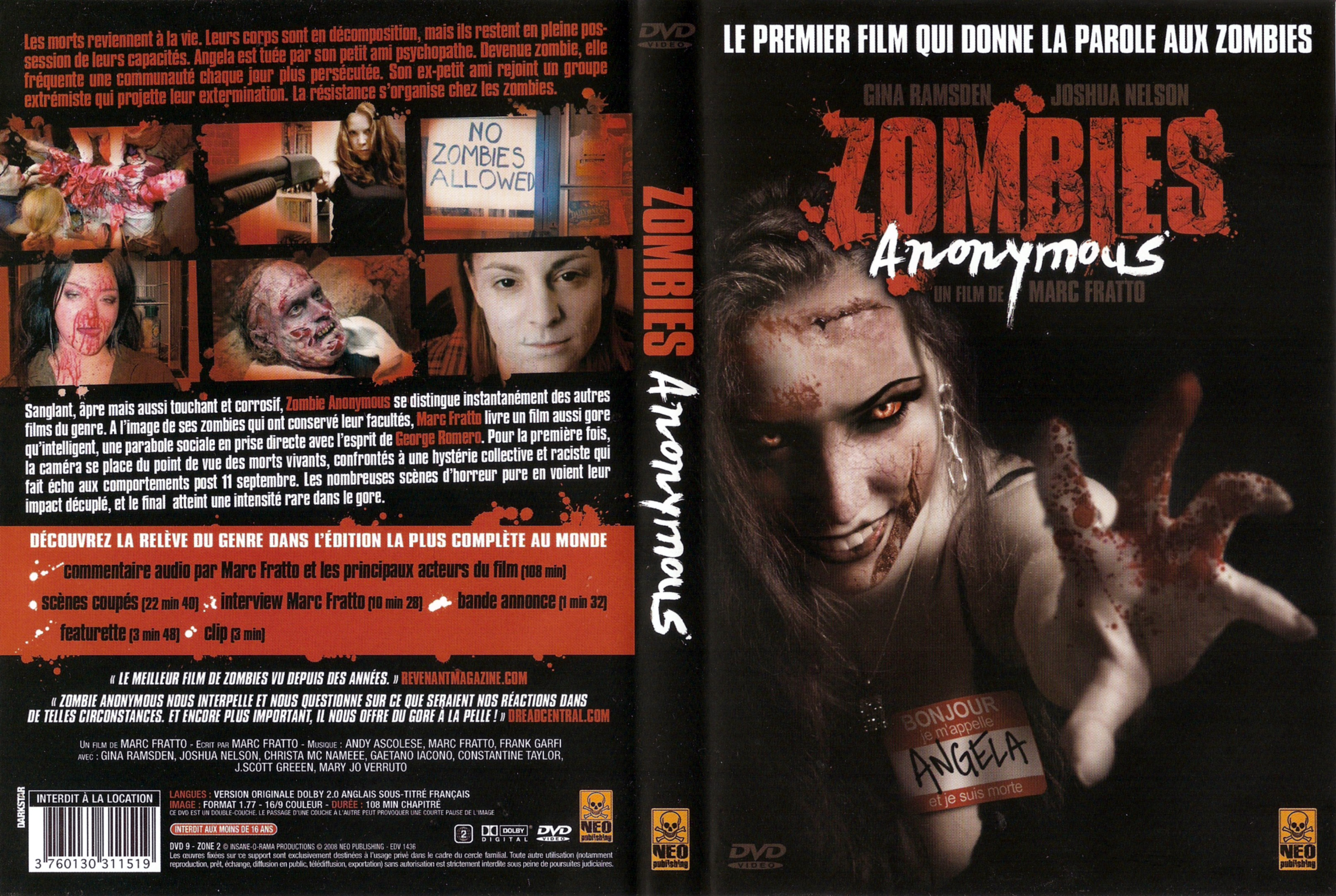Jaquette DVD Zombies Anonymous