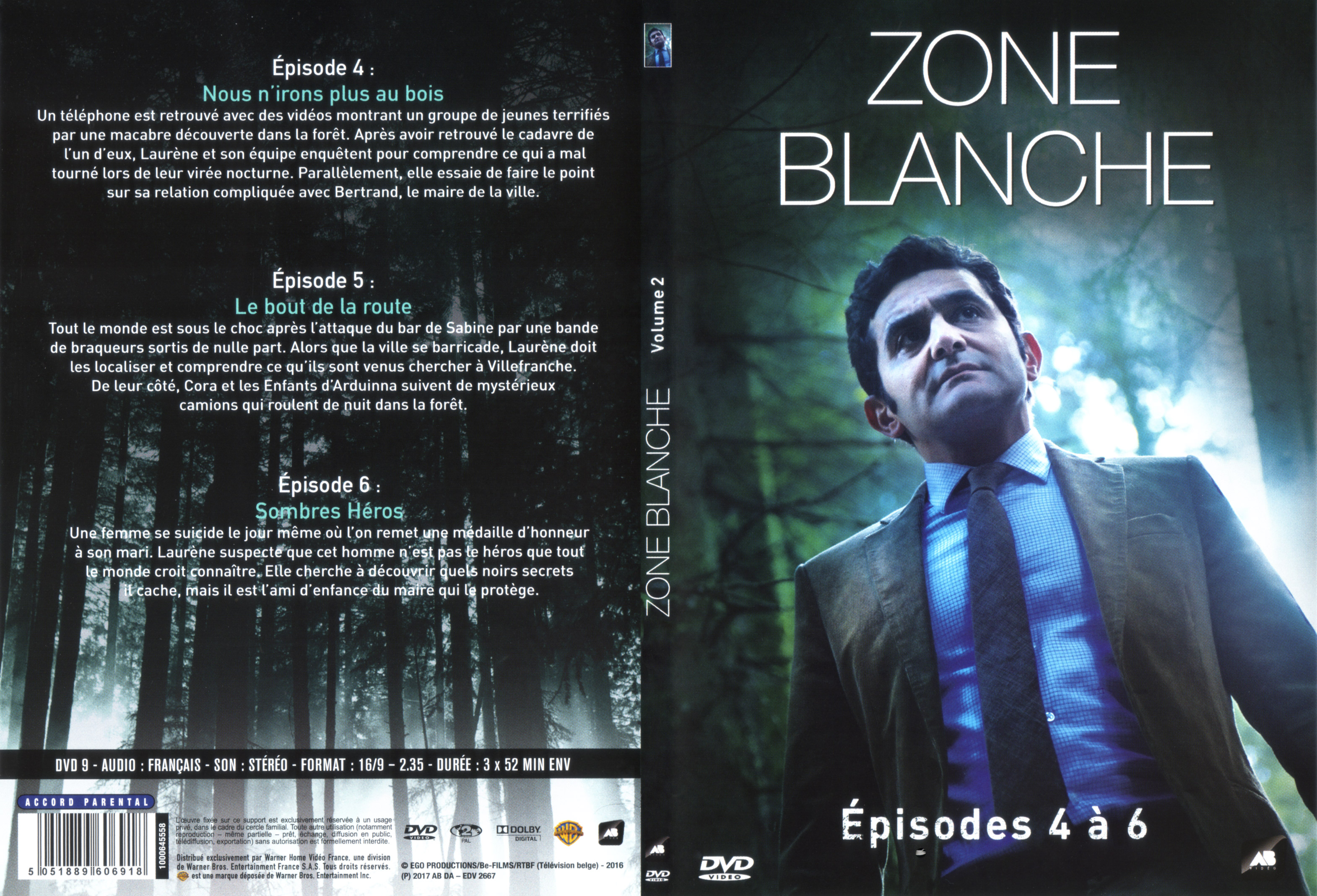 Jaquette DVD Zone blanche pisode 4-6