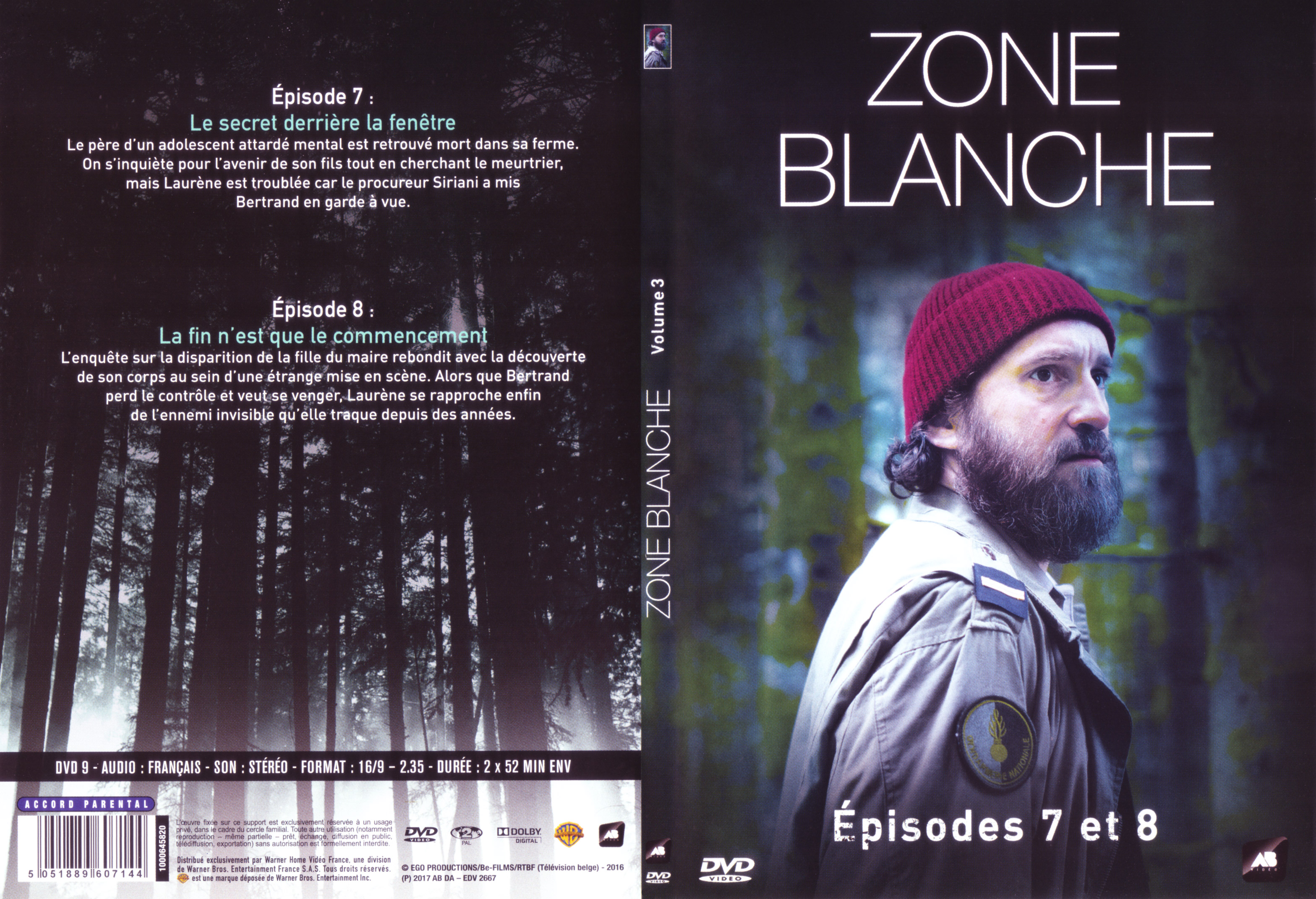 Jaquette DVD Zone blanche pisode 7-8