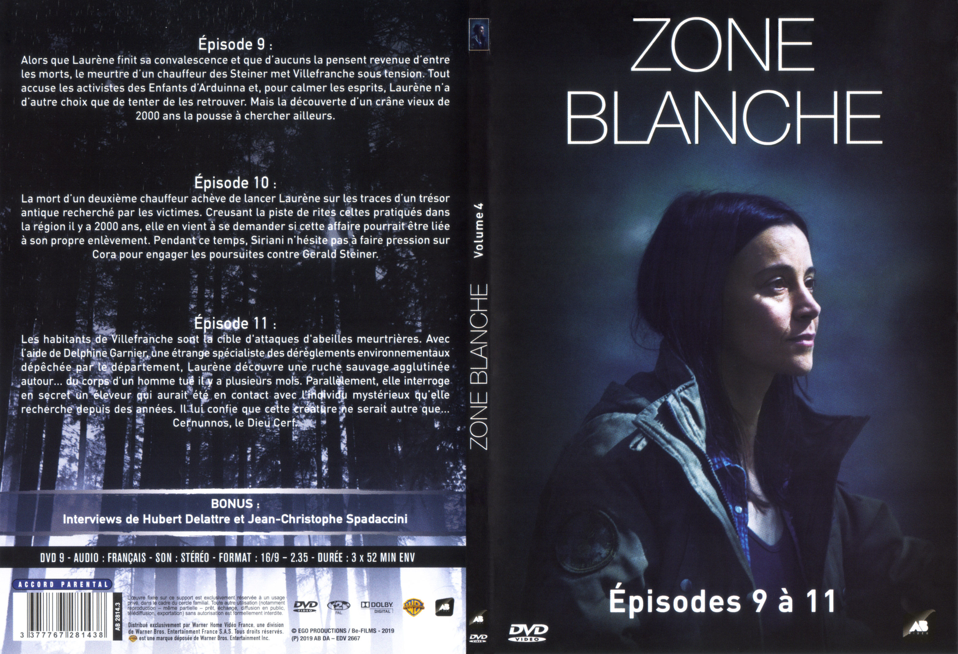 Jaquette DVD Zone blanche pisode 9-10-11