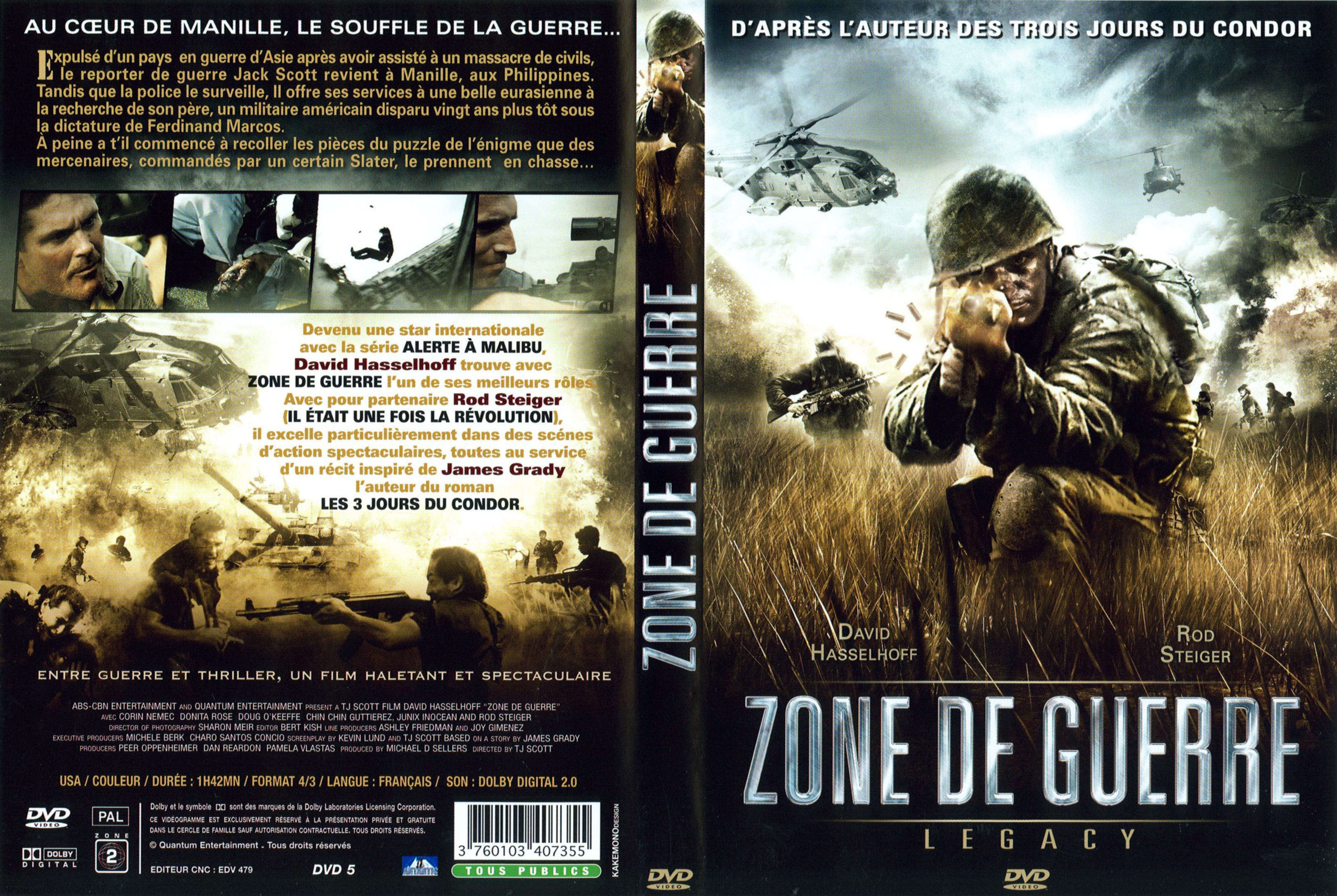 Jaquette DVD Zone de guerre