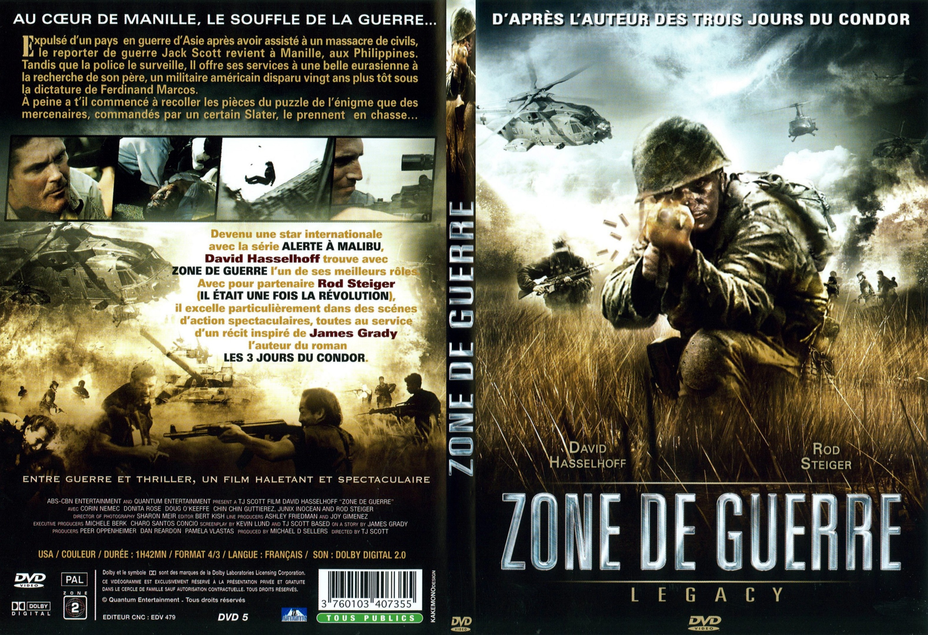 Jaquette DVD Zone de guerre - SLIM