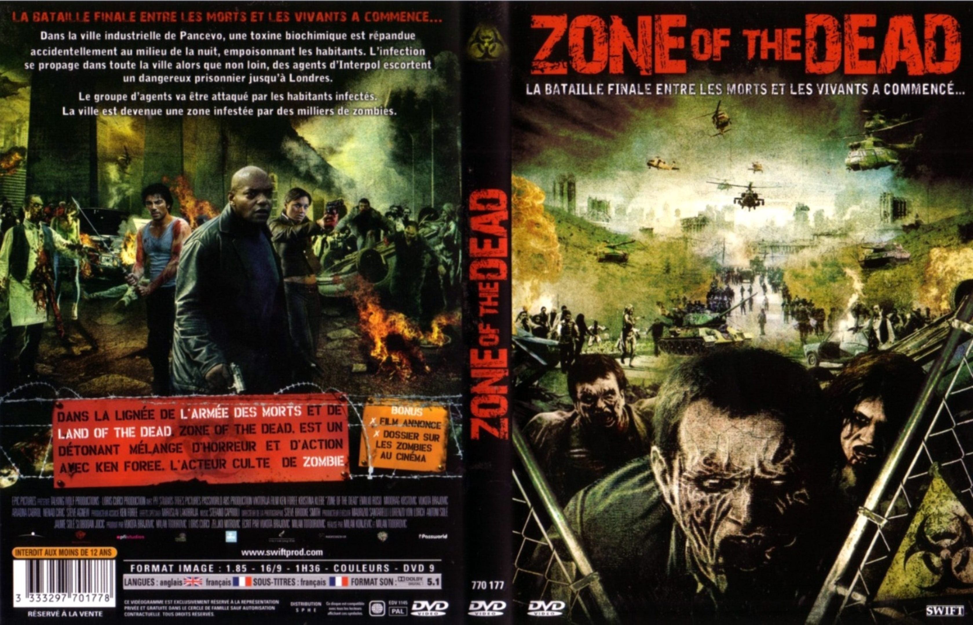 Jaquette DVD Zone of the dead